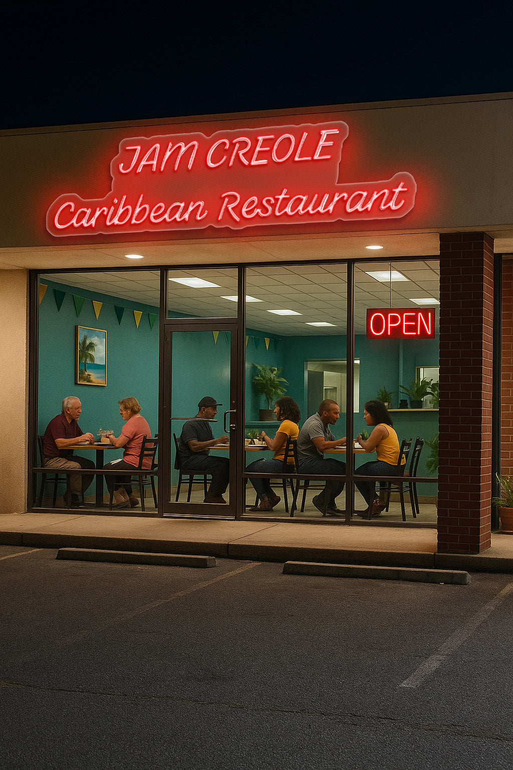 JAM CREOLE | Text Only - Premium Neon Artwork
