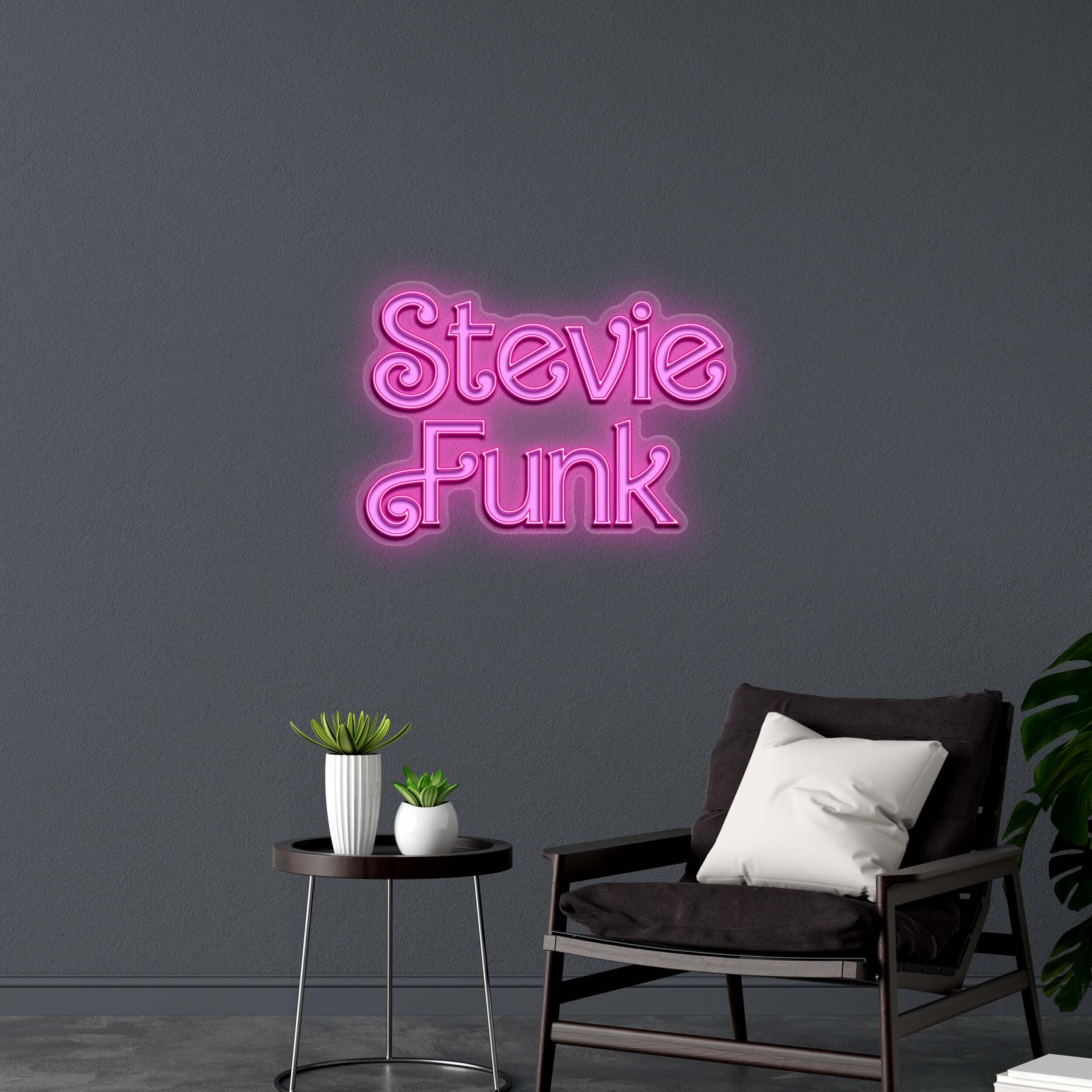 Stevie Funk - Premium Neon Artwork