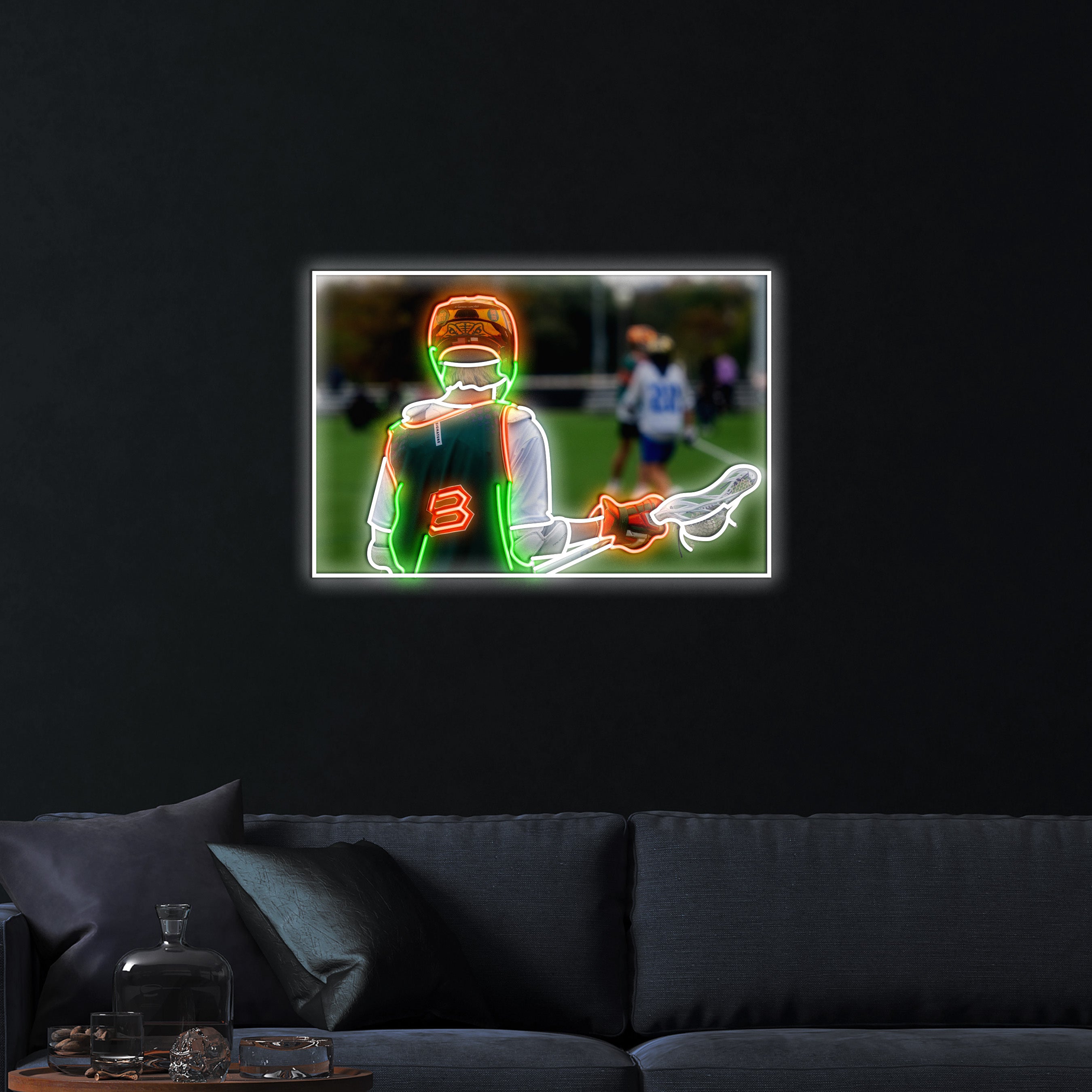Lacrosse – Premium Neon Artwork