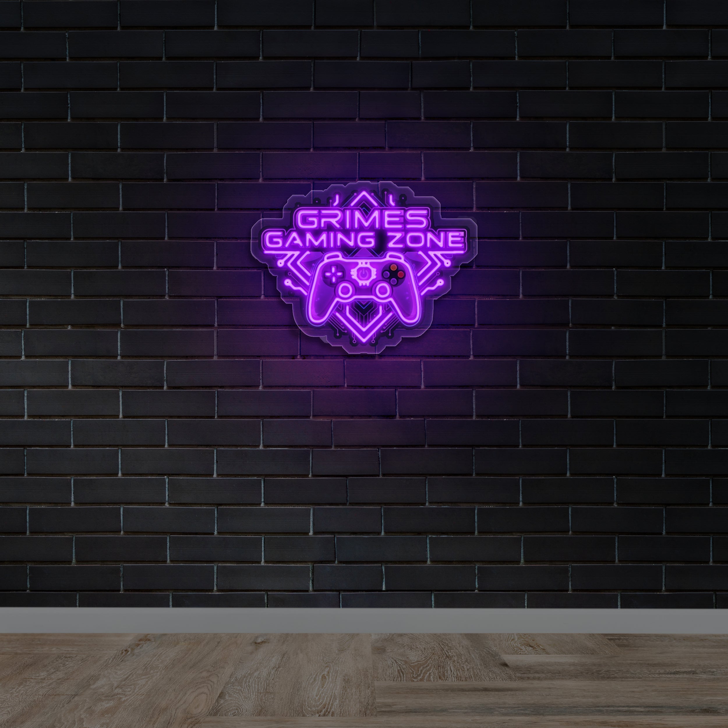 GRIMES GAMING ZONE - Premium Neon Artwork
