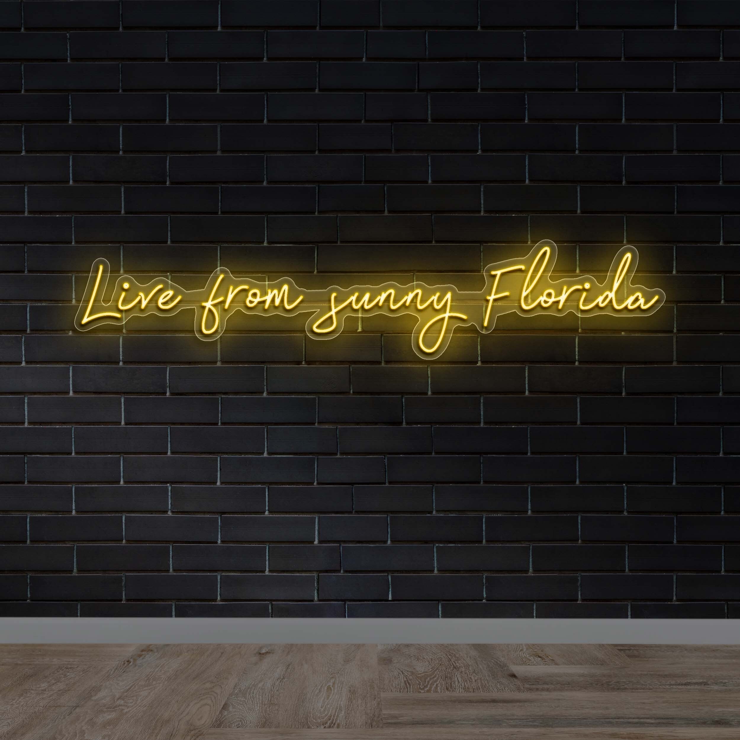 Live From Sunny Florida - Premium Neon Artwork