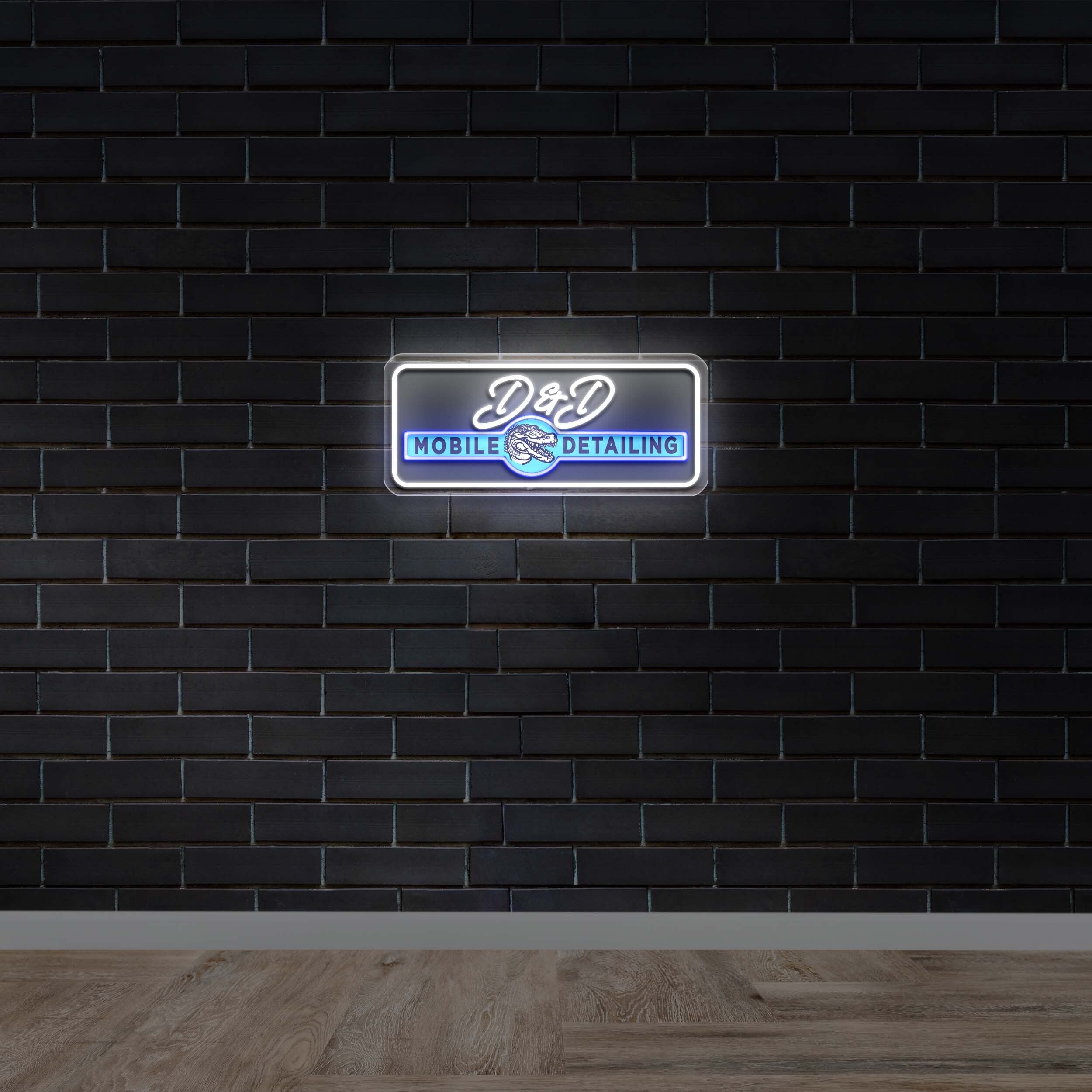 D&D Mobile Detailing - Premium Neon Artwork