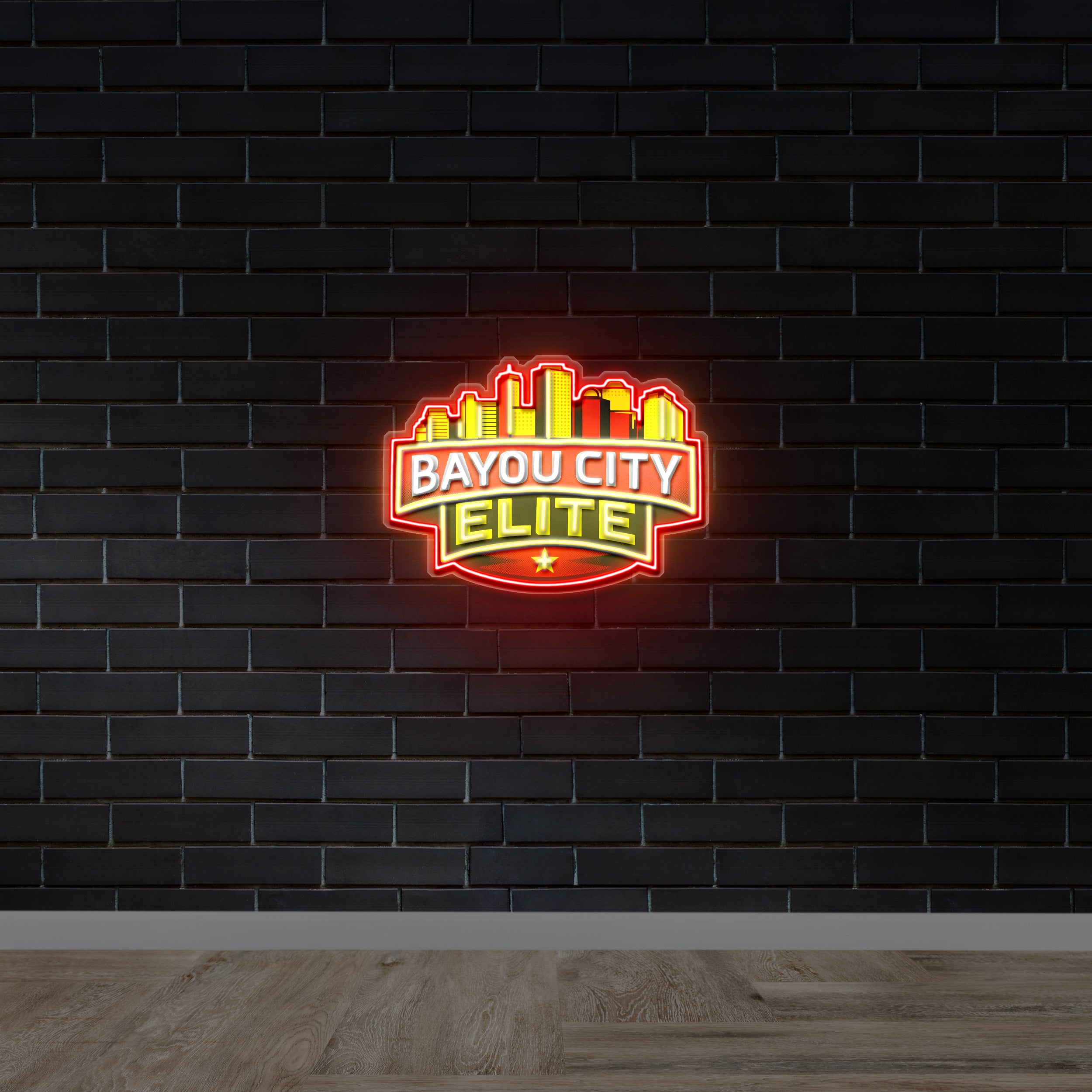 Bayou City Elite - Premium Neon Artwork