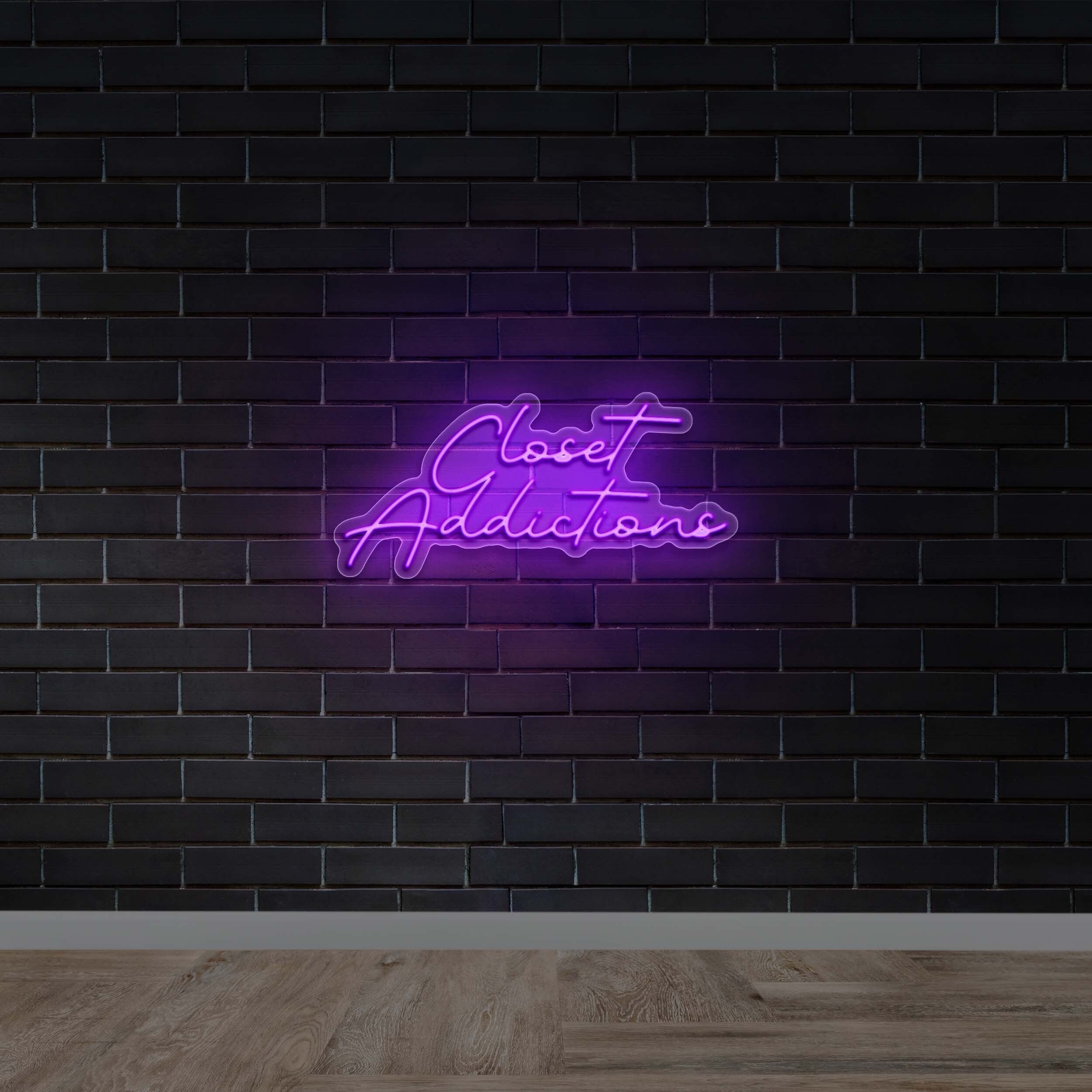 Closet Addictions - Premium Neon Artwork