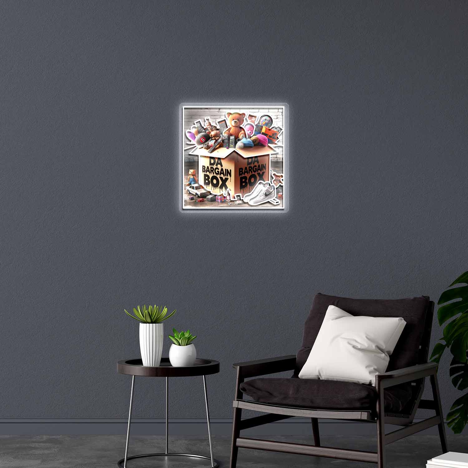 DA BARGAIN BOX - Premium Neon Artwork