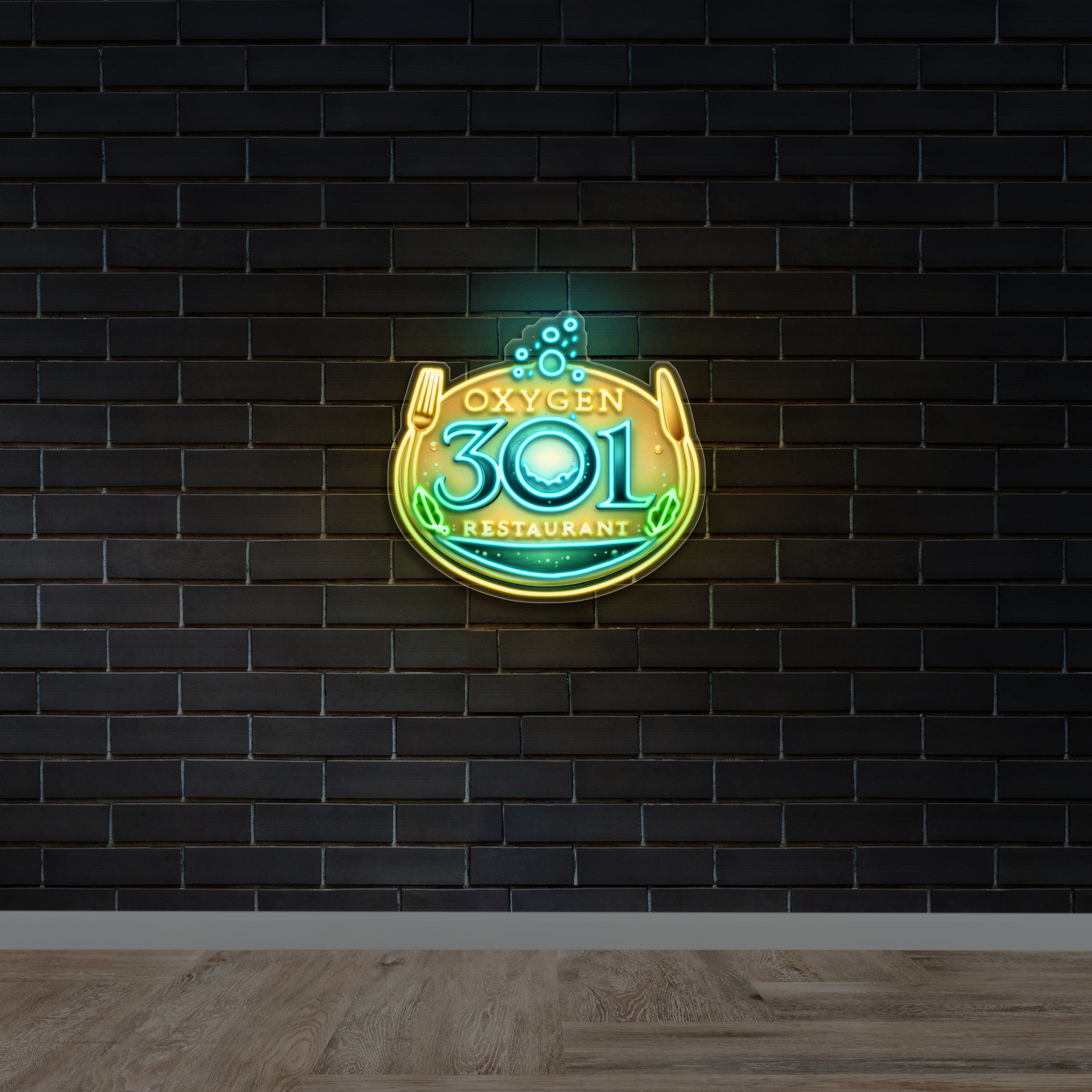 OXYGEN 301 - Premium Neon Artwork