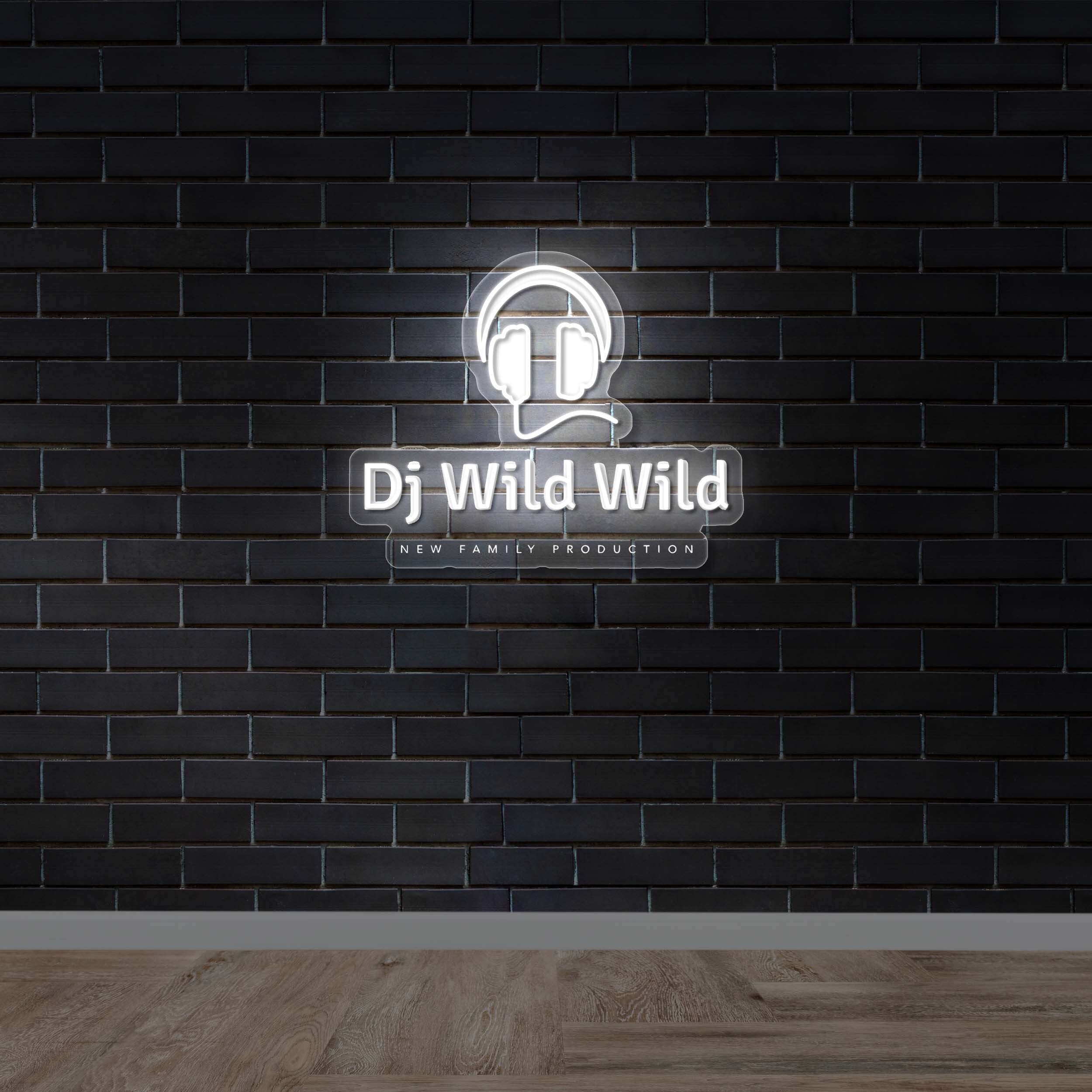 DJ WILD WILD - Premium Neon Artwork