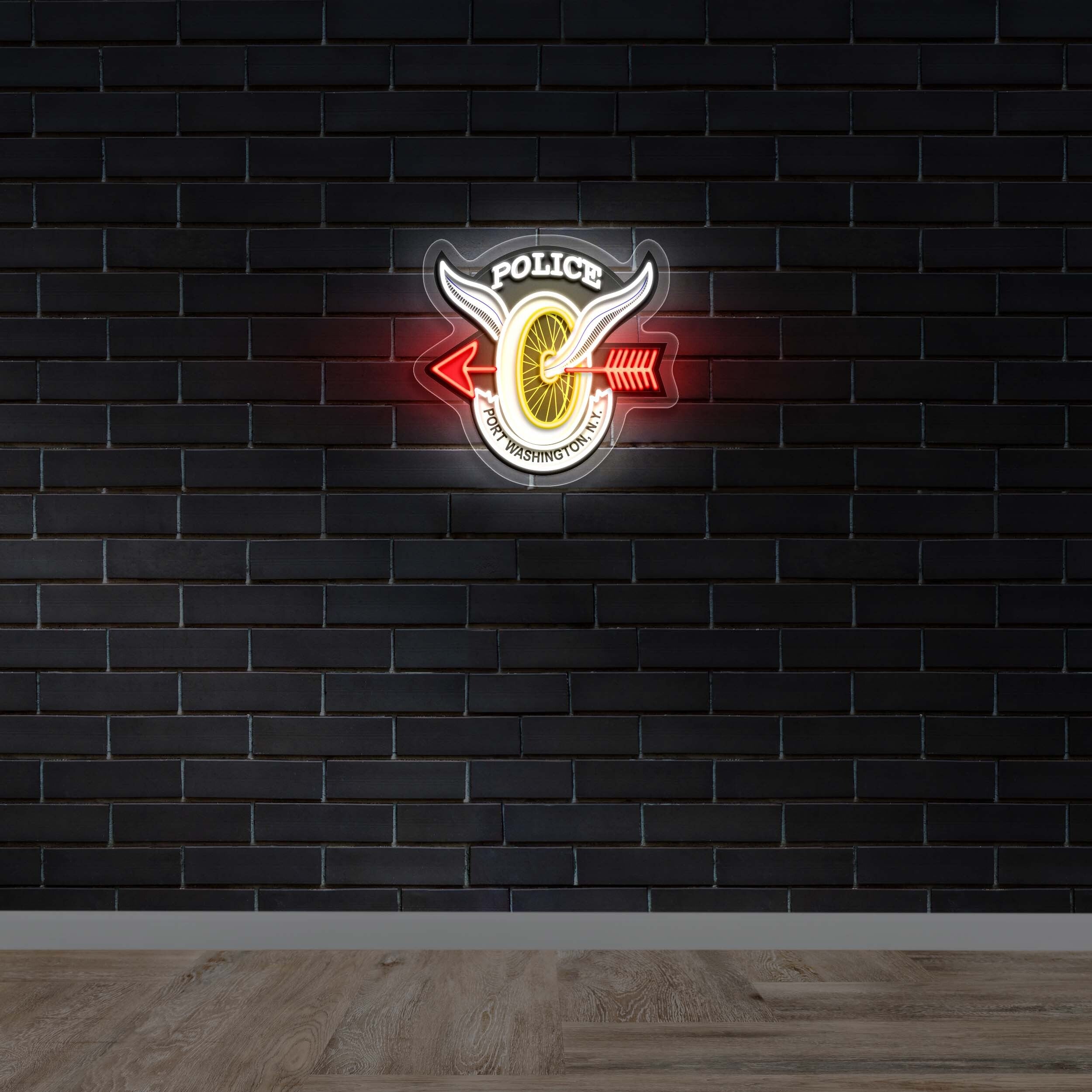 Police - Premium Neon Artwork