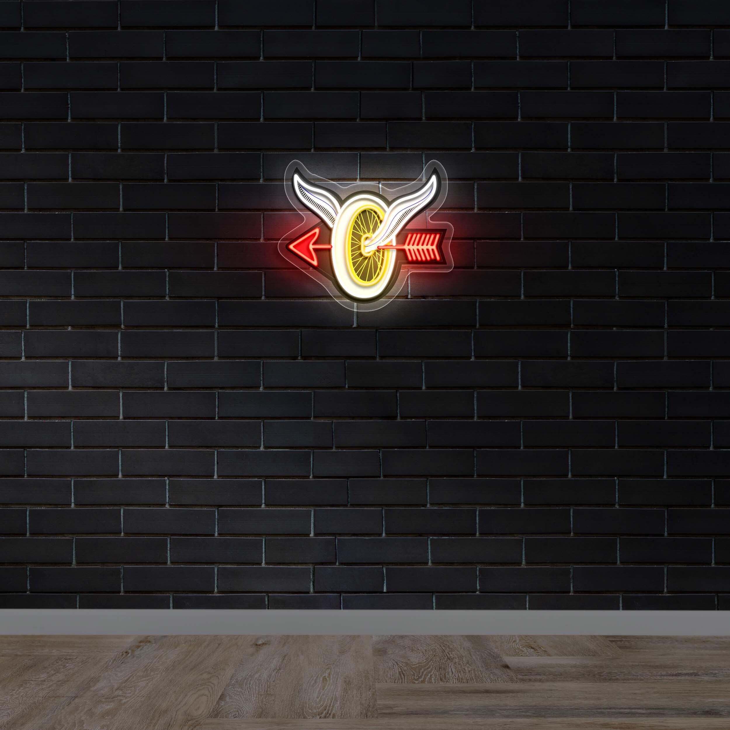 Police Port Washington logo - Premium Neon Artwork
