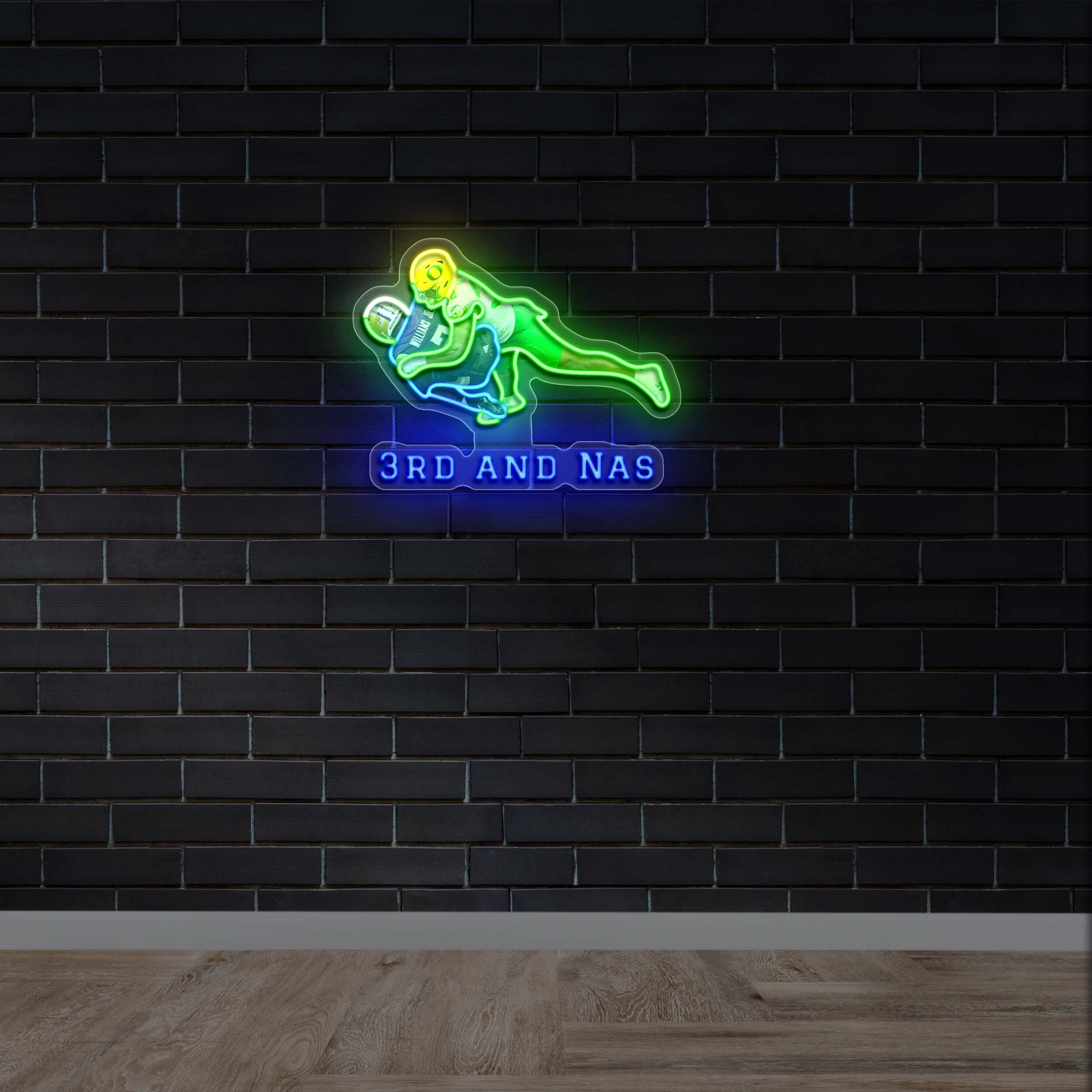 3rd and Nas | 2nd Version - Premium Neon Artwork