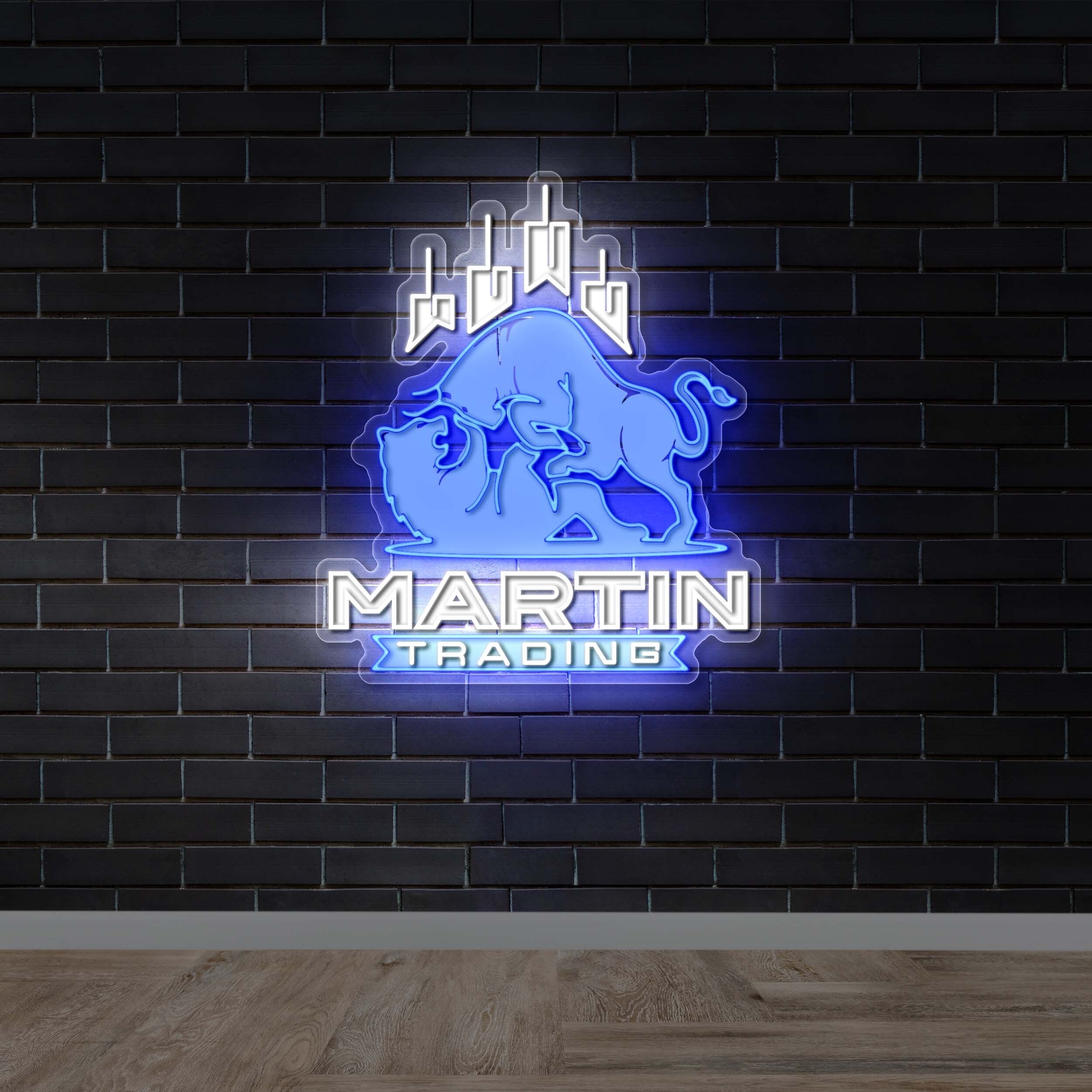 Martin Trading - Premium Neon Artwork