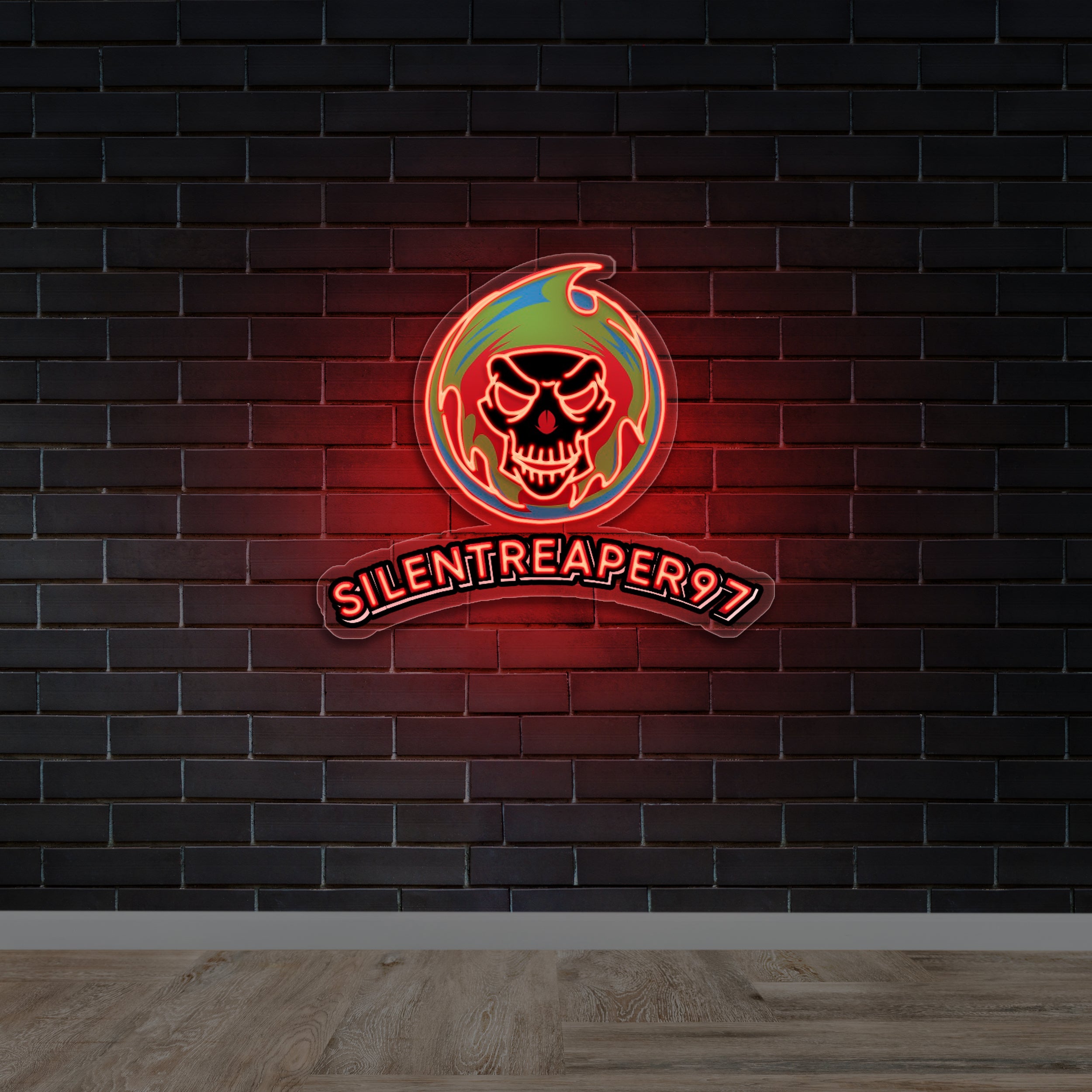 Silent Reaper 97 - Premium Neon Artwork