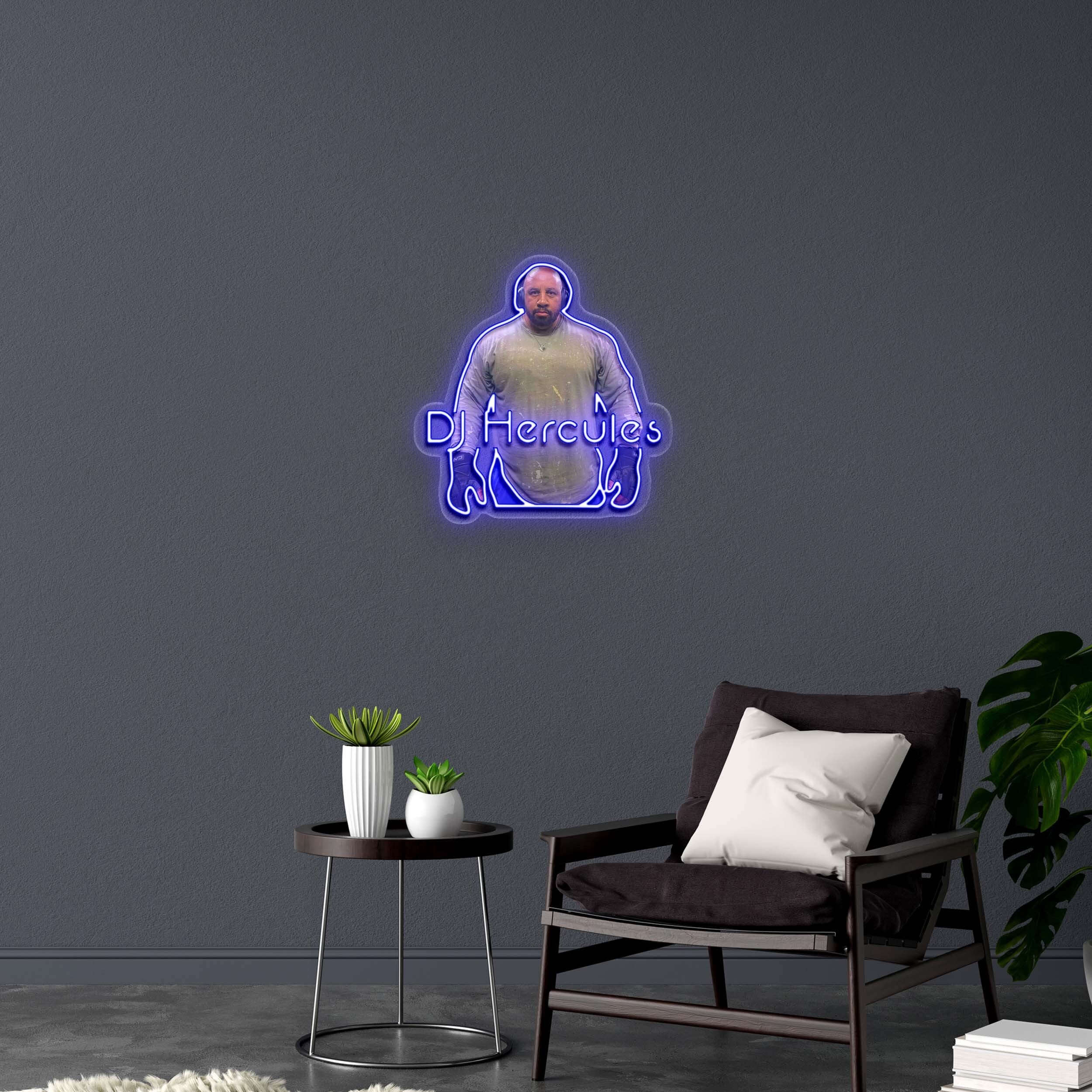 Dj Hercules | 2nd Version - Premium Neon Artwork
