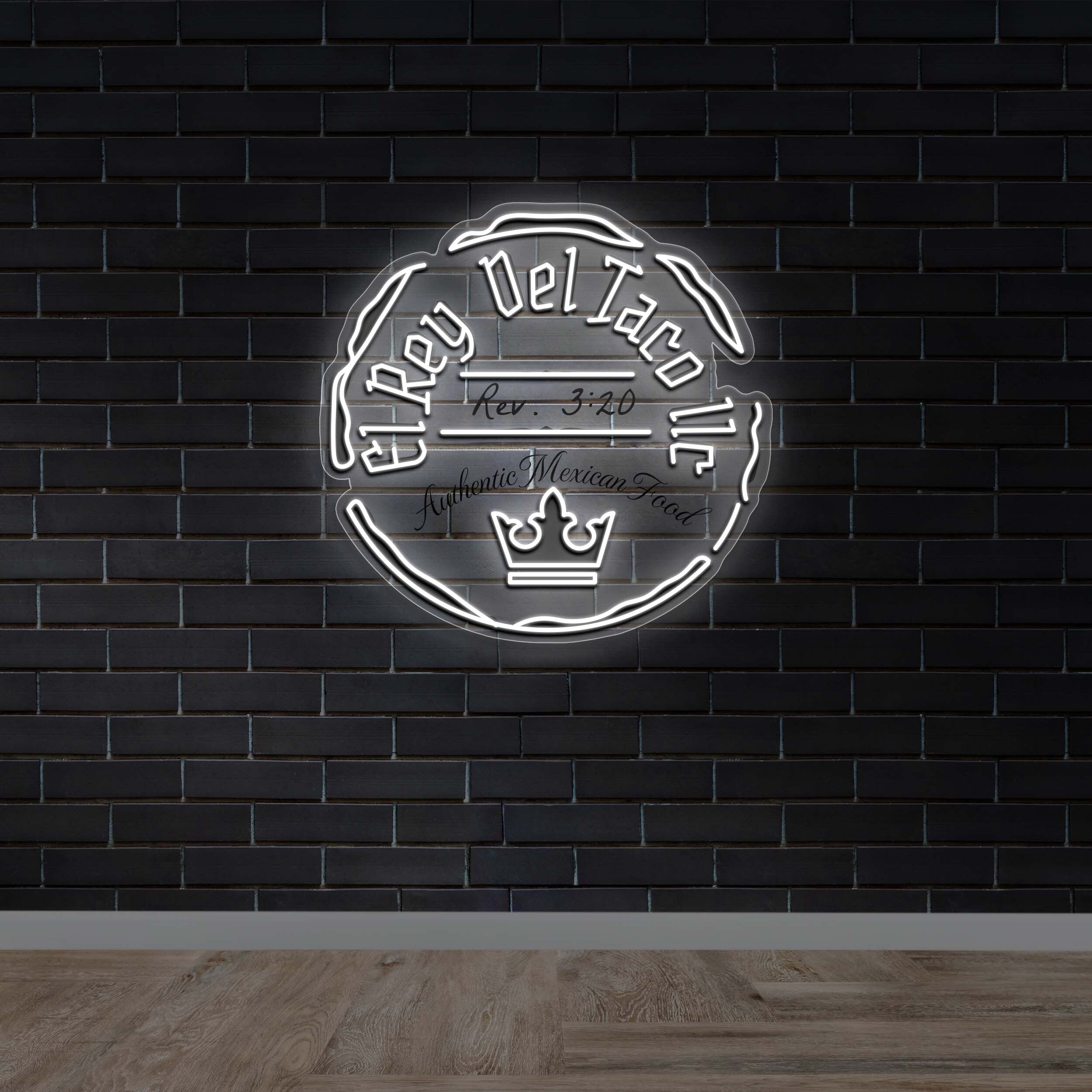 El Rey Del Taco - Premium Neon Artwork