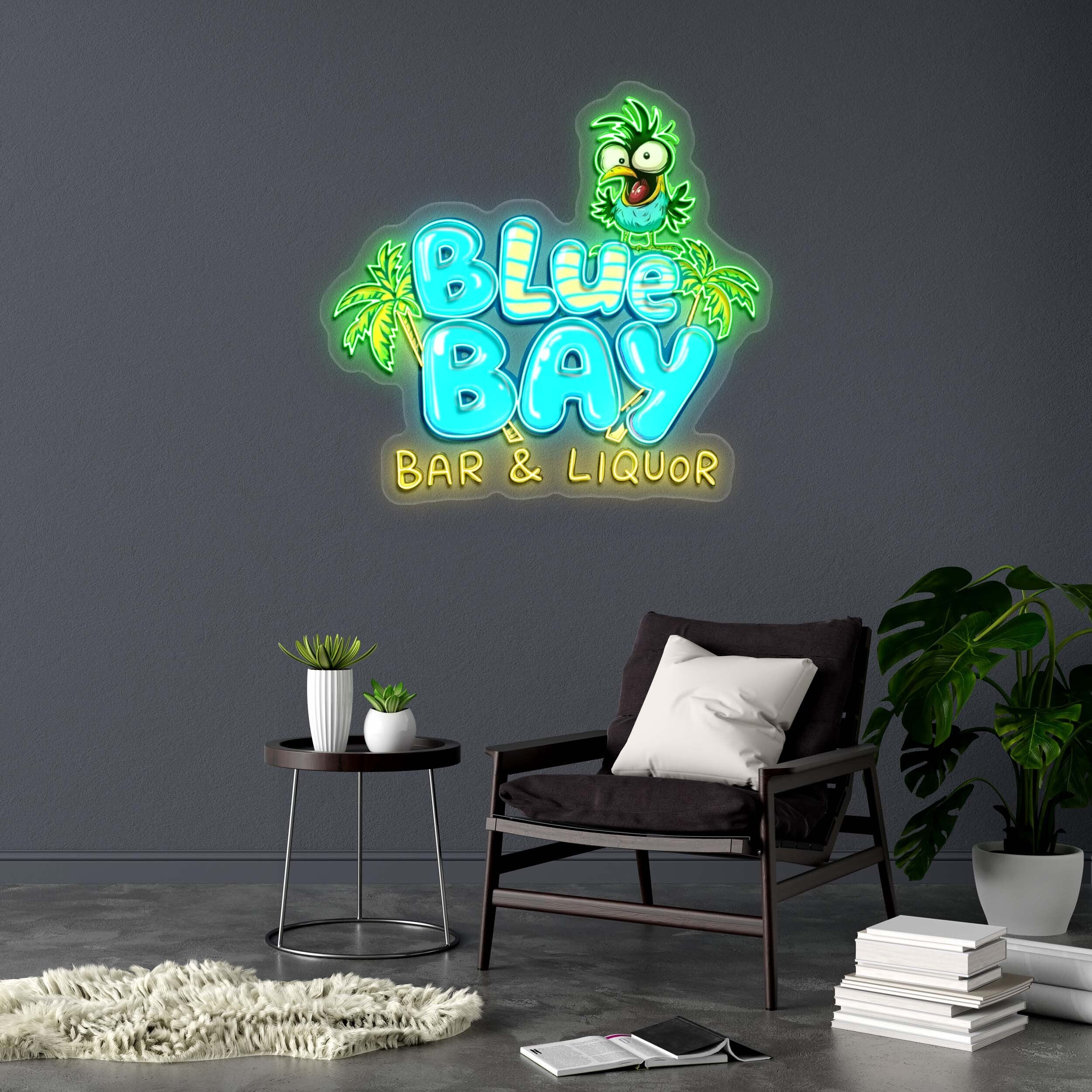 BLue BAY - Premium Neon Artwork