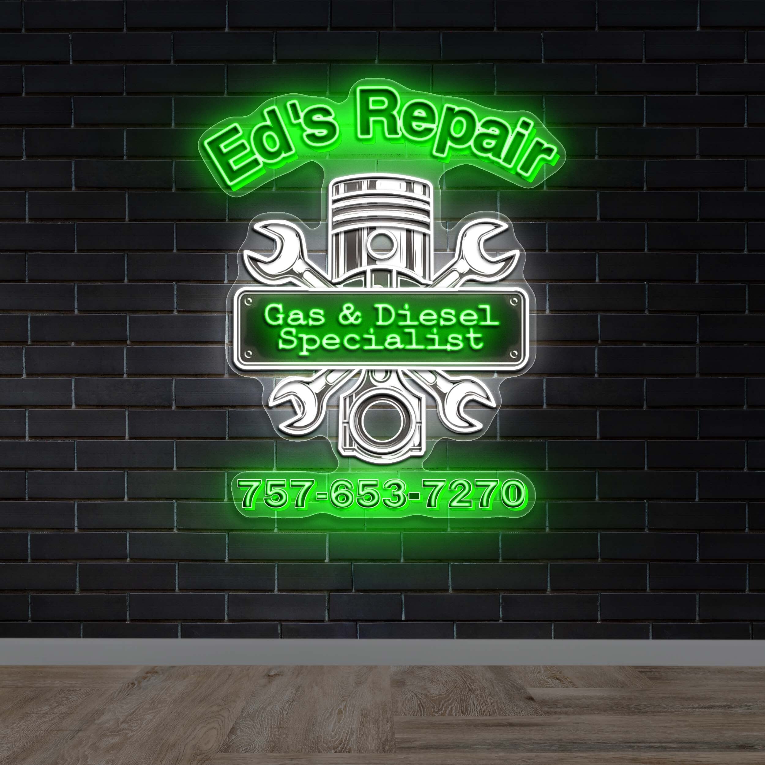 Ed’s Repair - Premium Neon Artwork