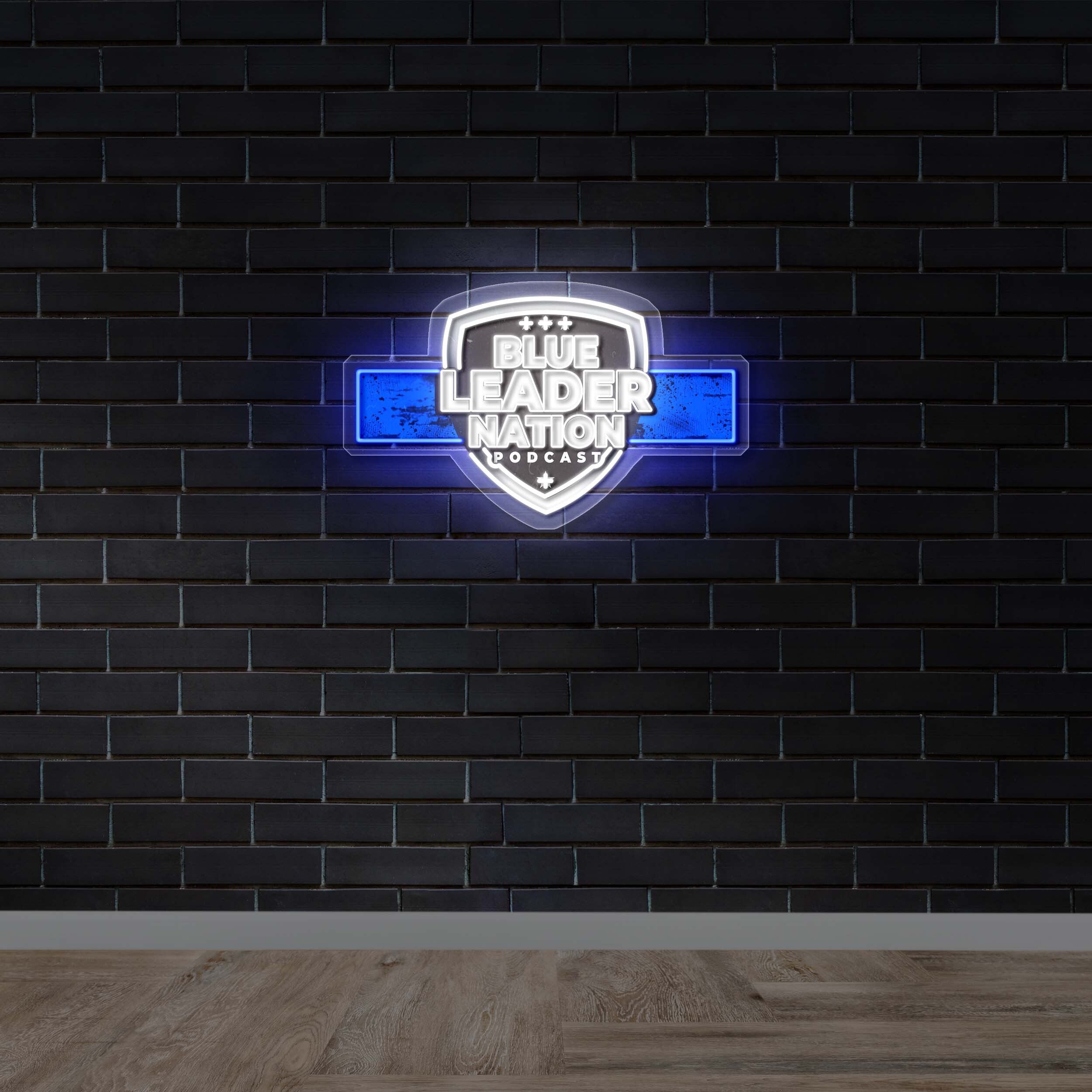 BLUE LEADER NATION | 2nd Version - Premium Neon Artwork