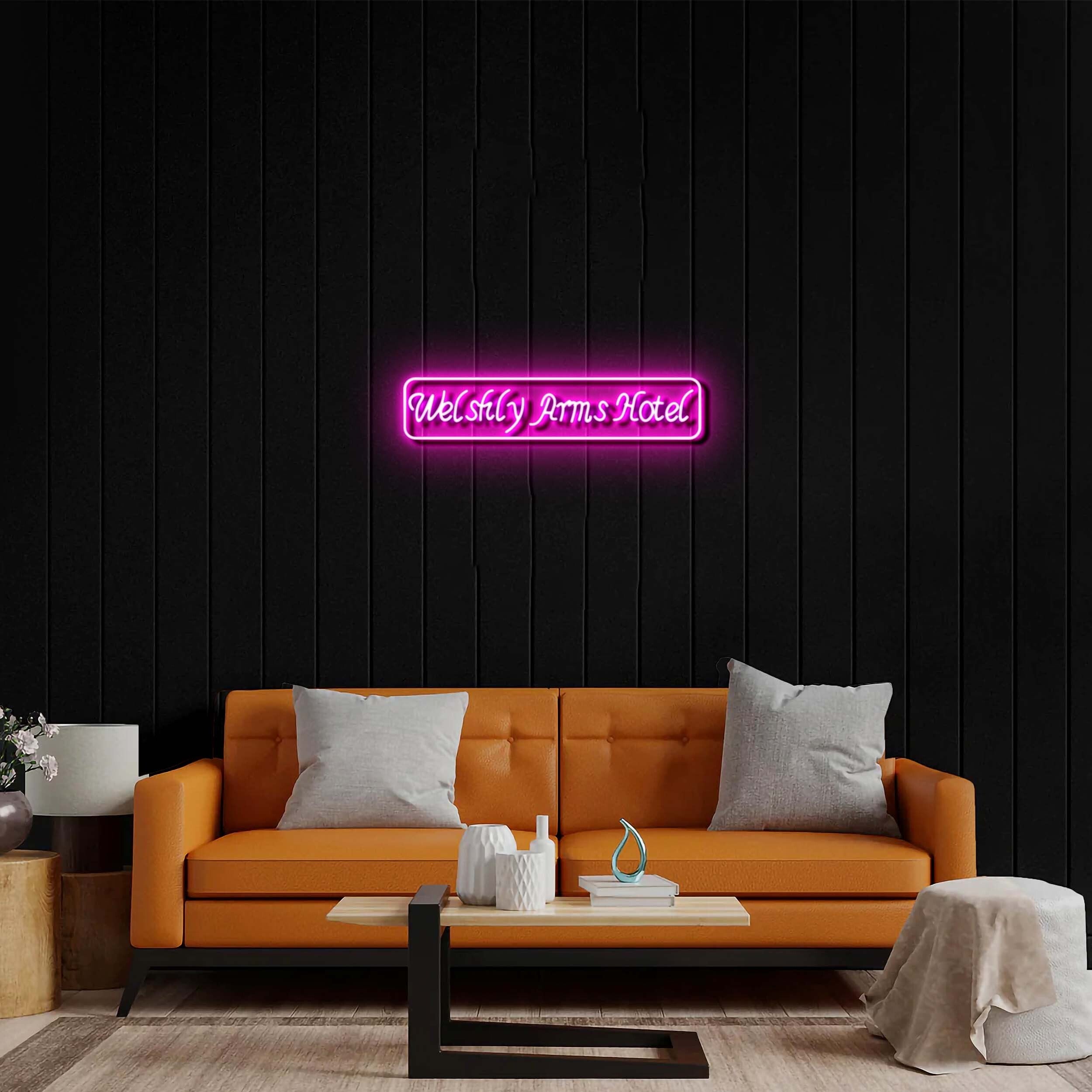 Welshly Arms Hotel - Premium Neon Artwork