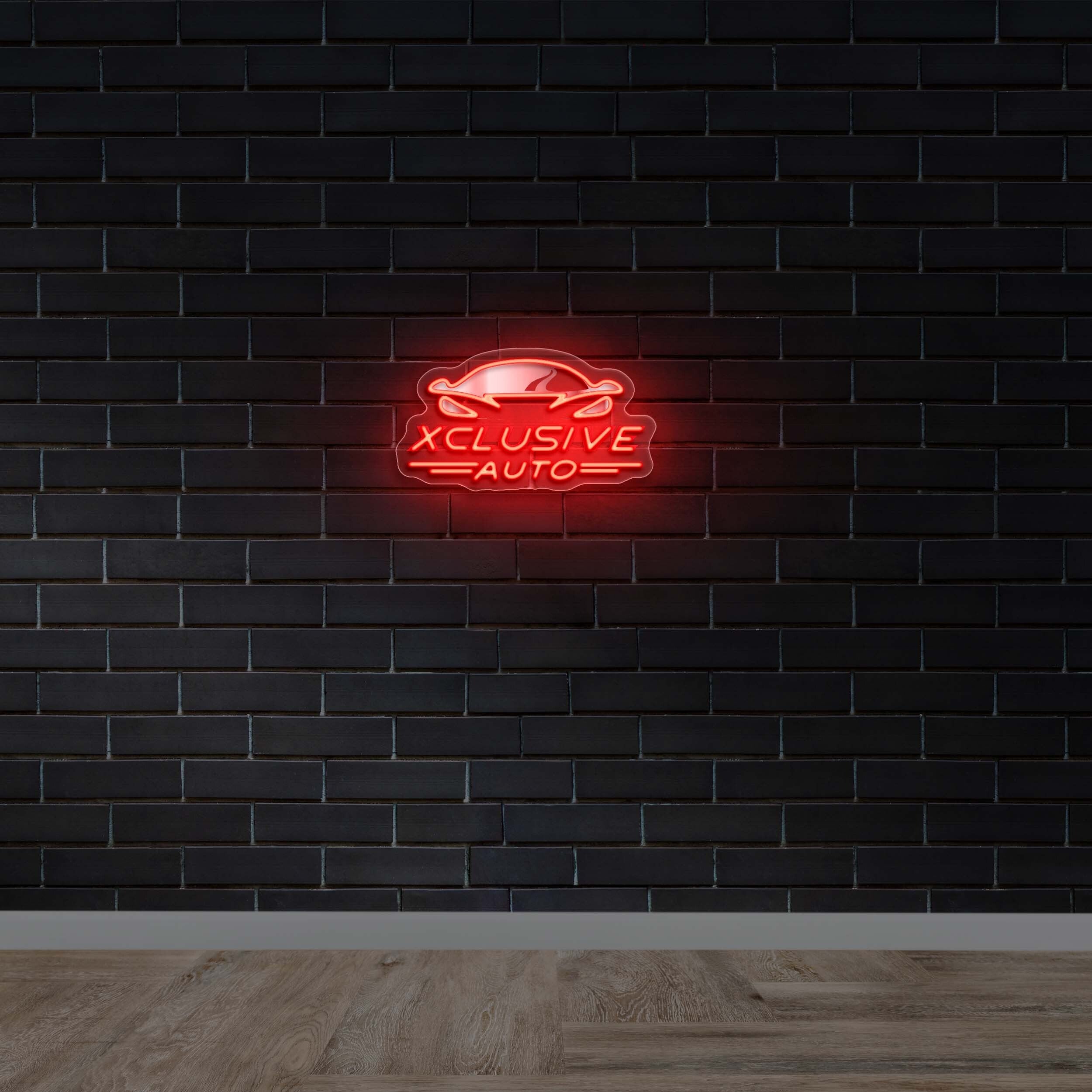 XCLUSIVE AUTO - Premium Neon Artwork