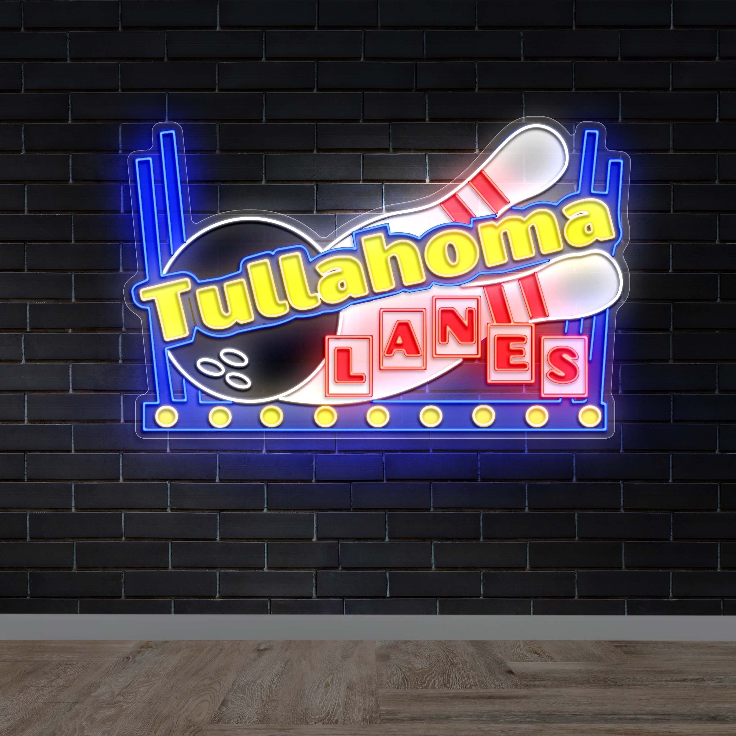 Tullahome Lanes - Premium Neon Artwork