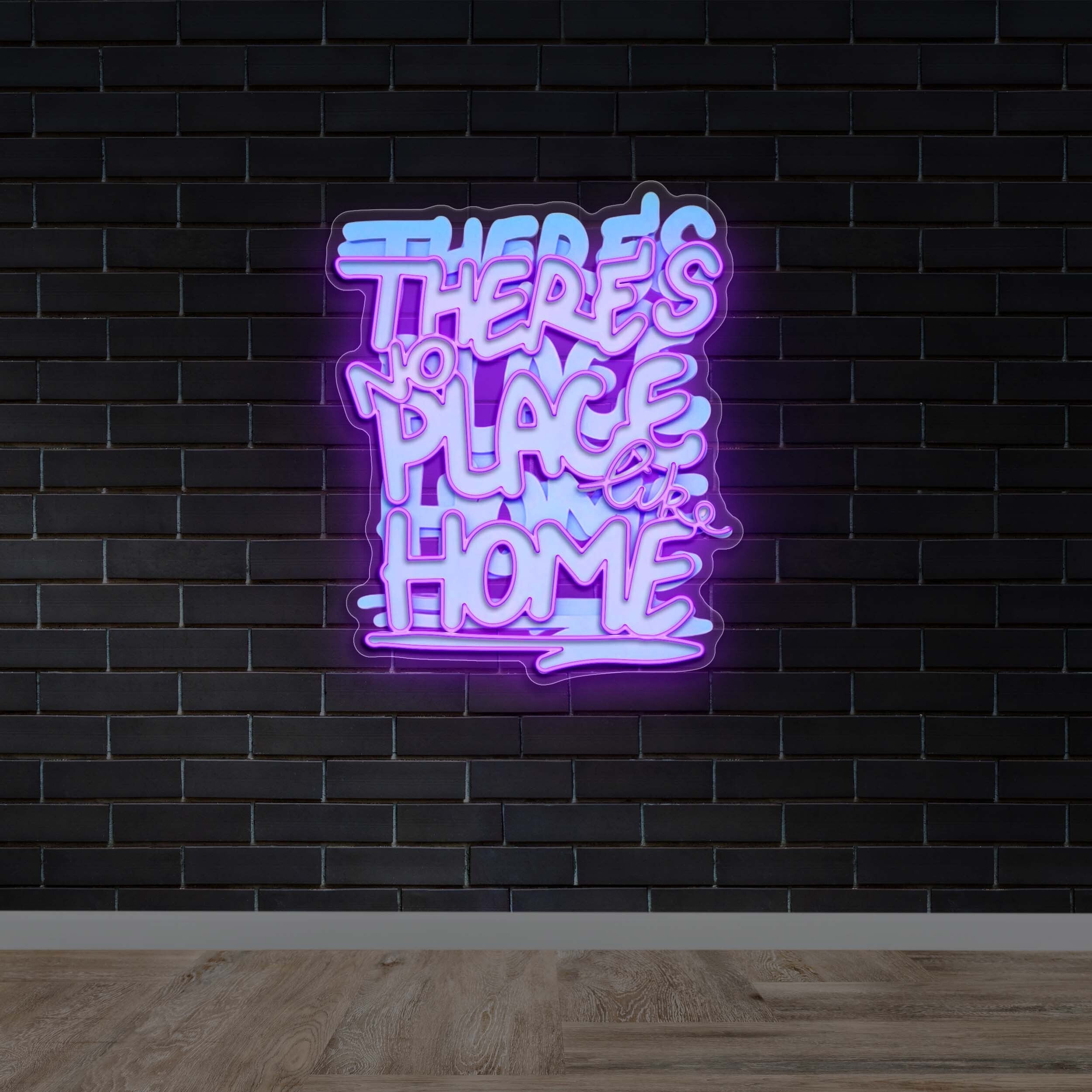Theres No Place Like Home - Premium Neon Artwork