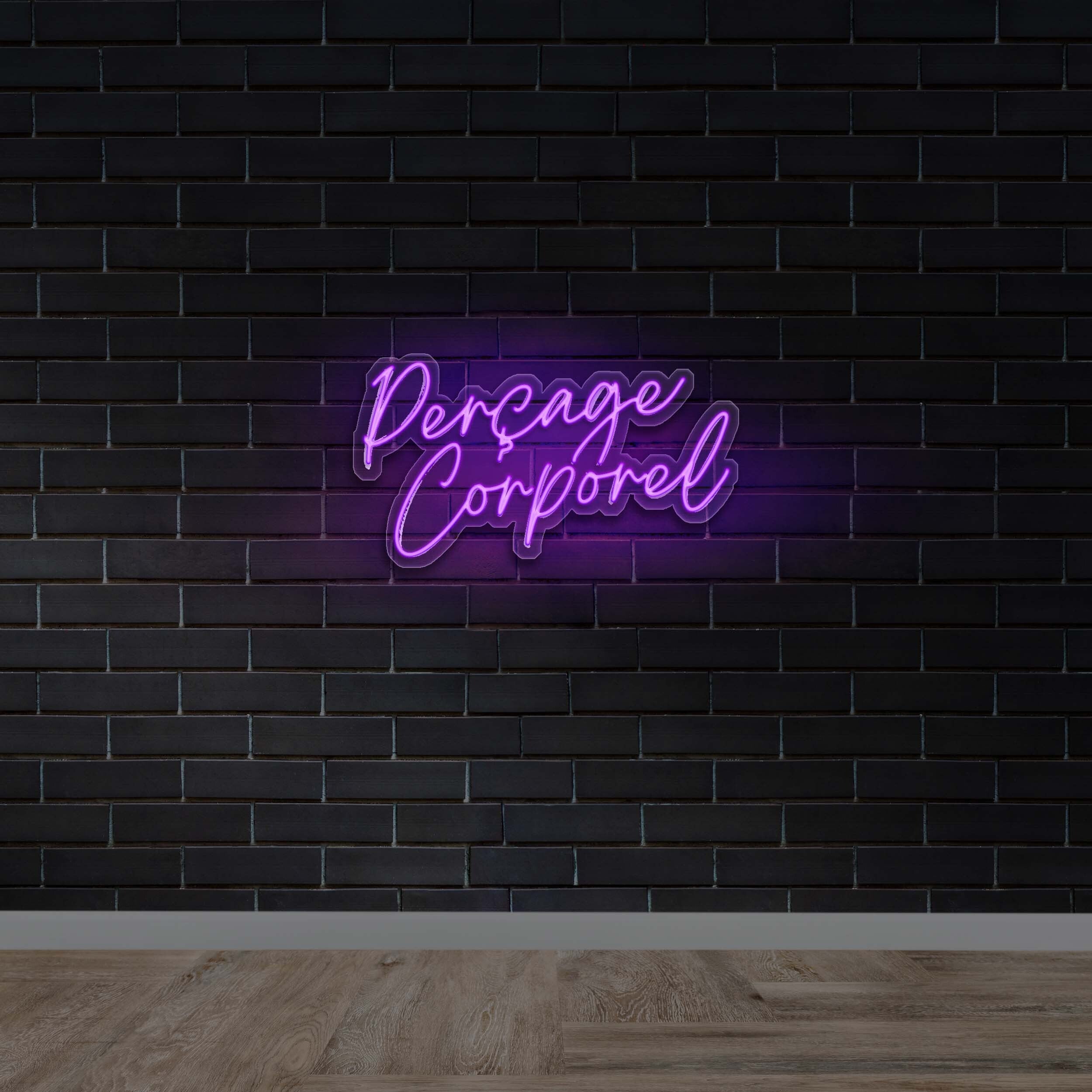 Percage Corporal | Front-lit - Premium Neon Artwork
