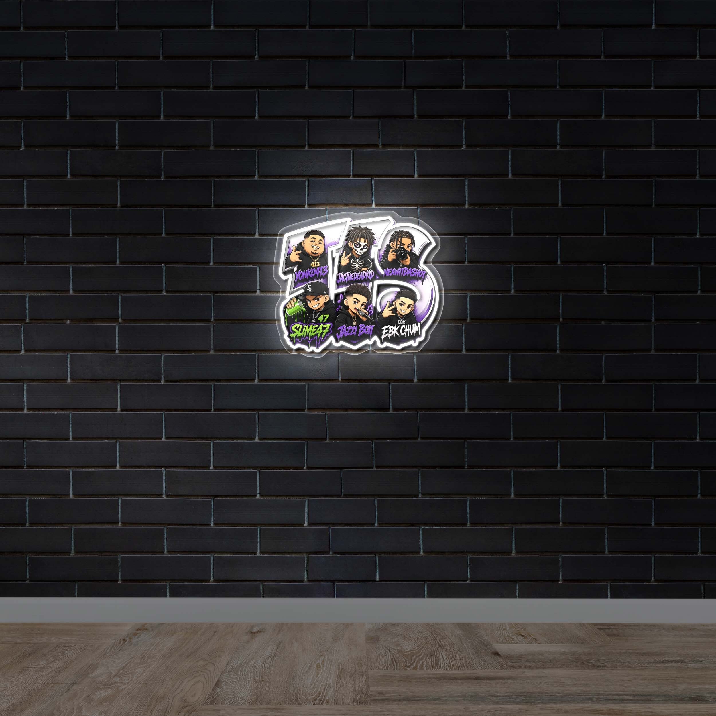 O Side Mafia - Premium Neon Artwork