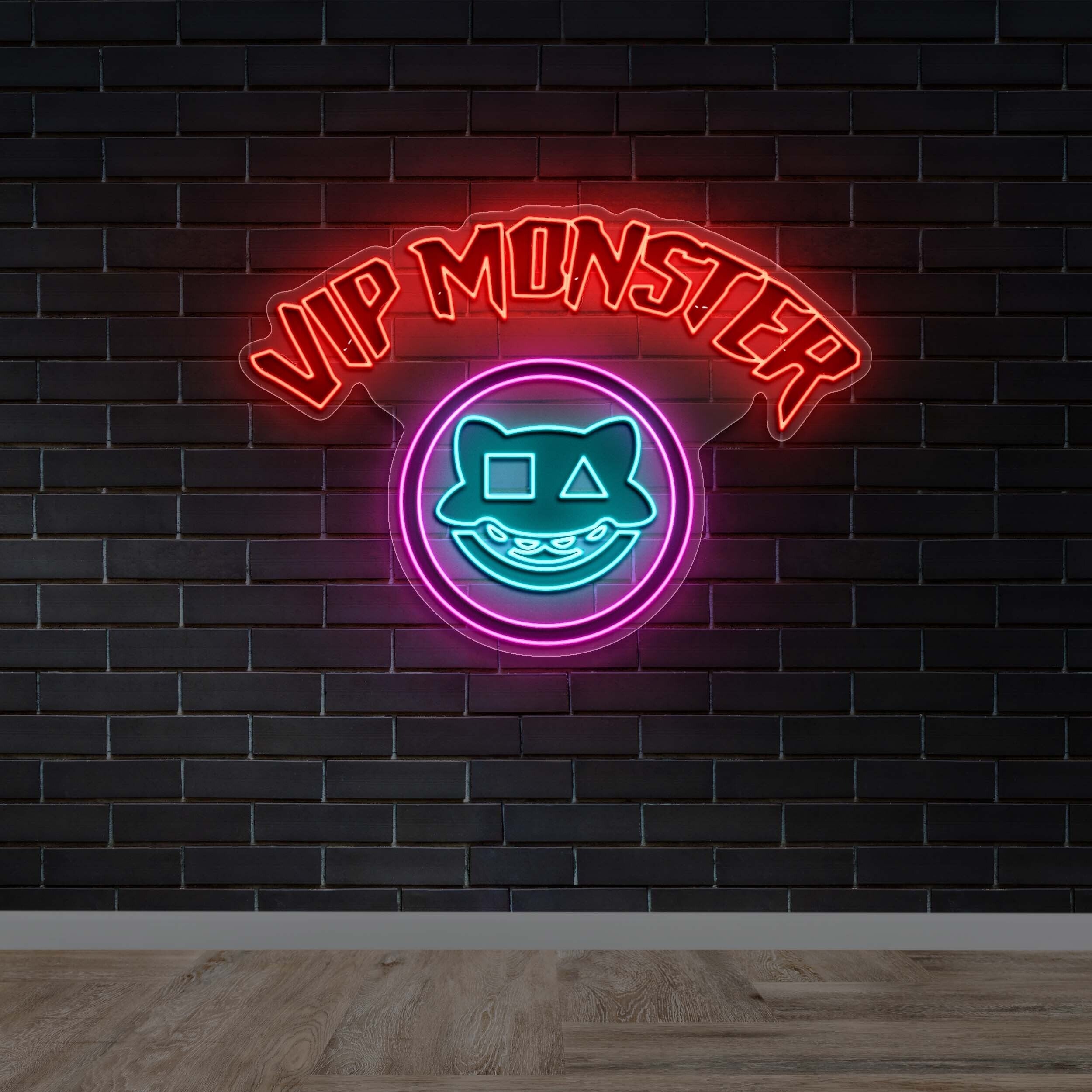 VIP MONSTER - Premium Neon Artwork