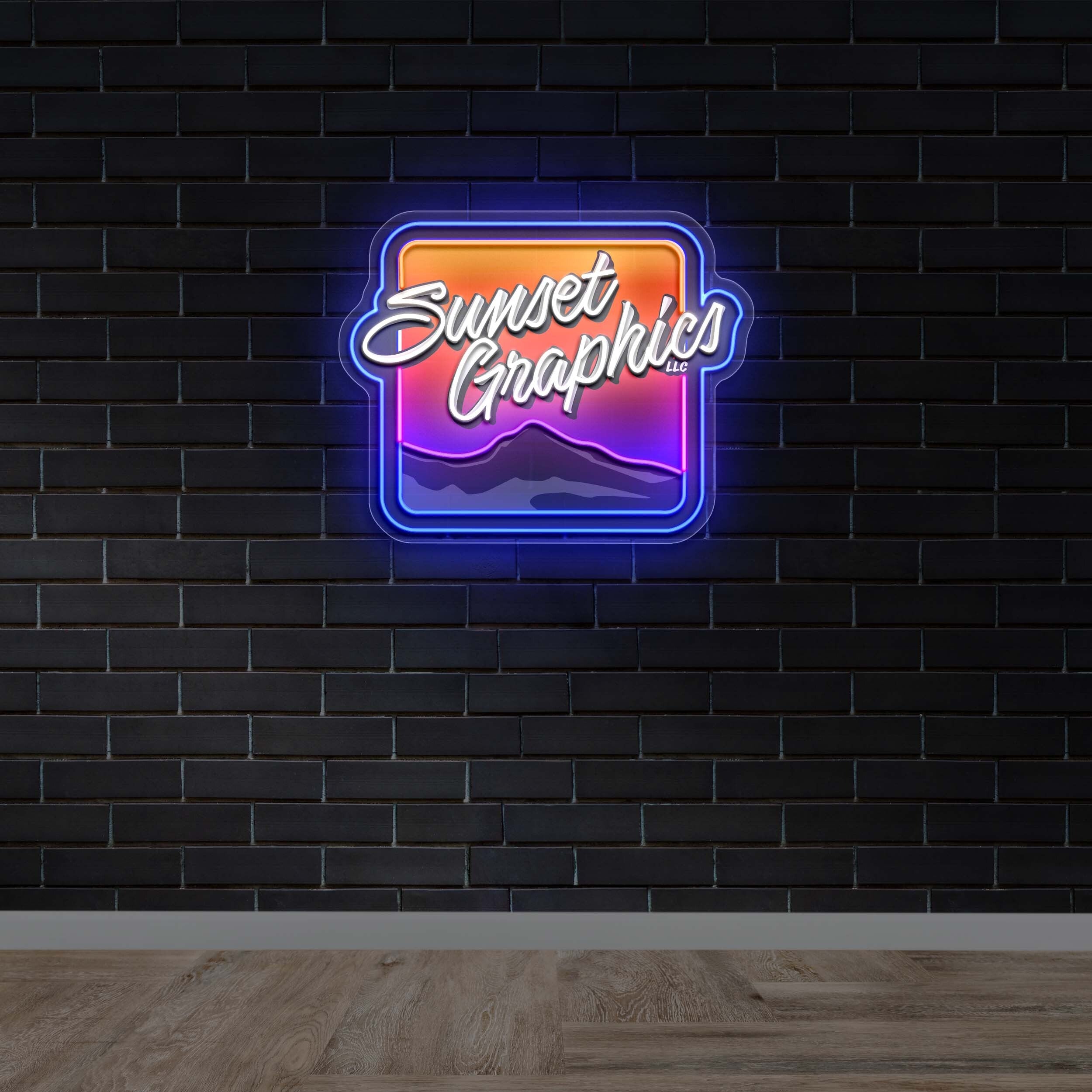 SUNSET GRAPHICS - Premium Neon Artwork