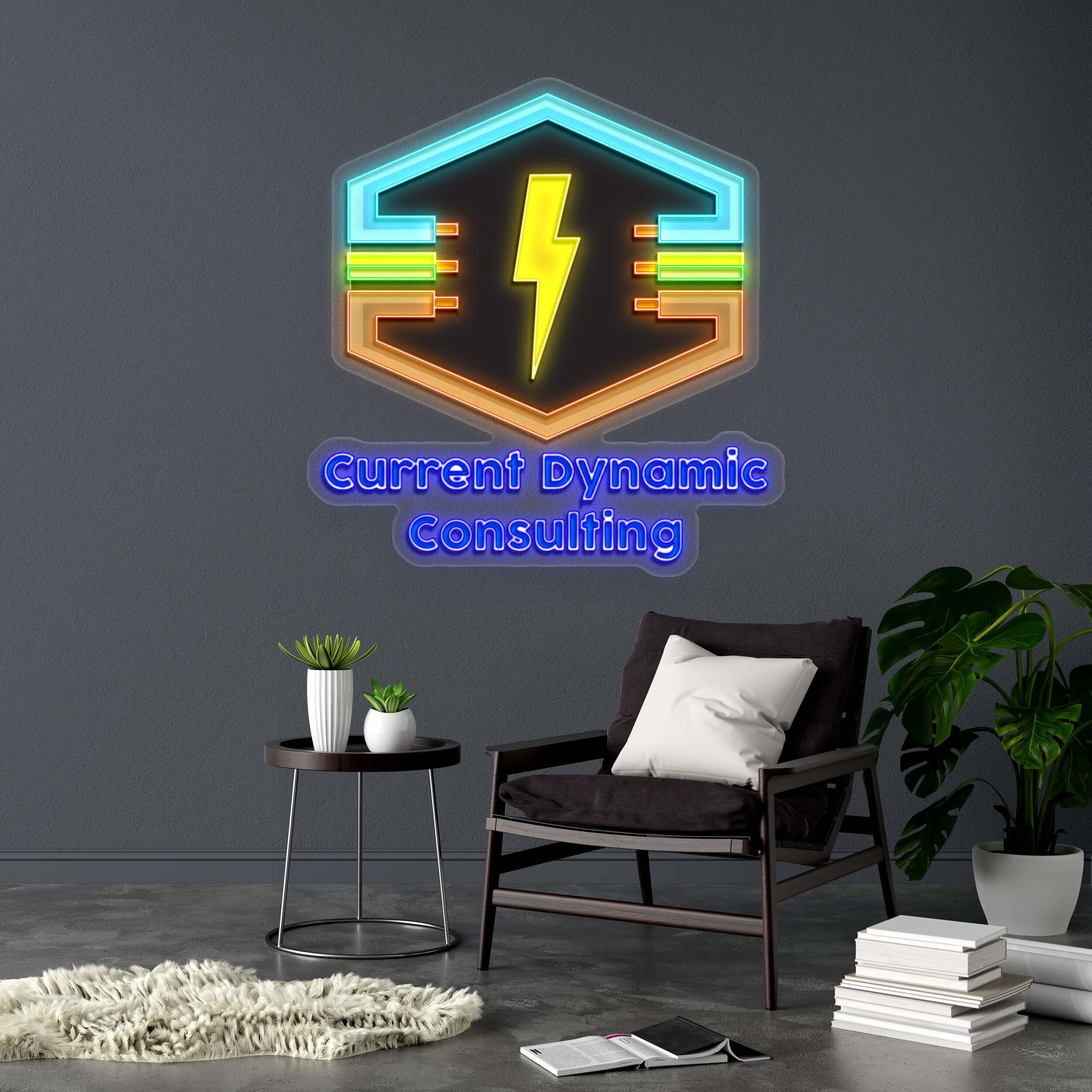 Current Dynamic Consulting - Premium Neon Artwork
