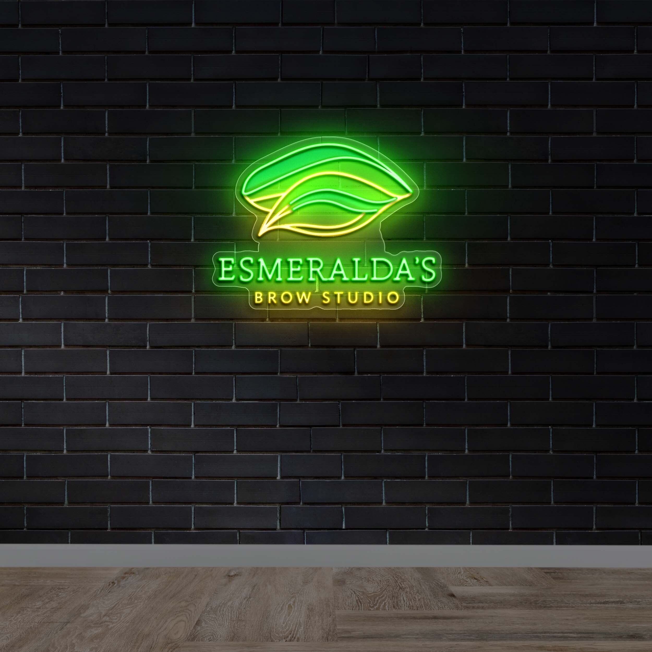 Esmeralda’s Brow Studio - Premium Neon Artwork