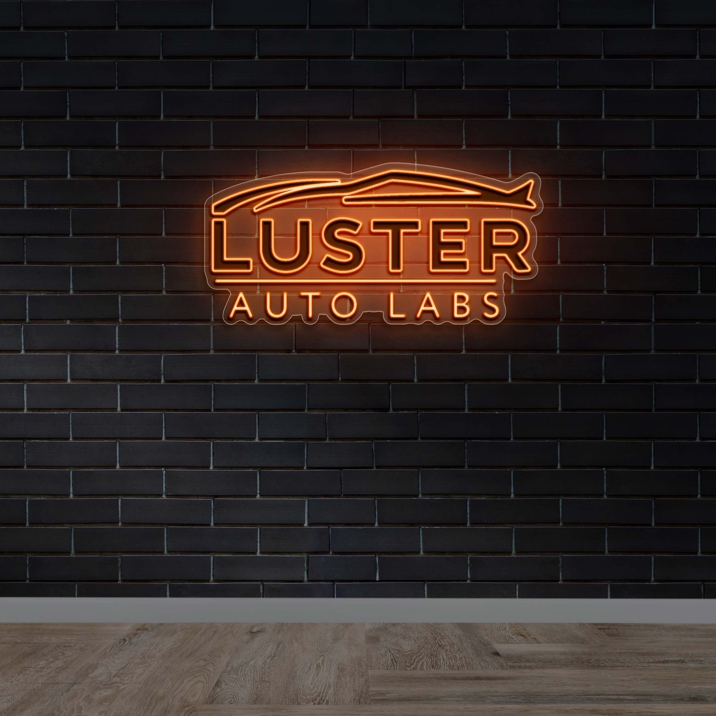 Luster Auto Labs - Premium Neon Artwork