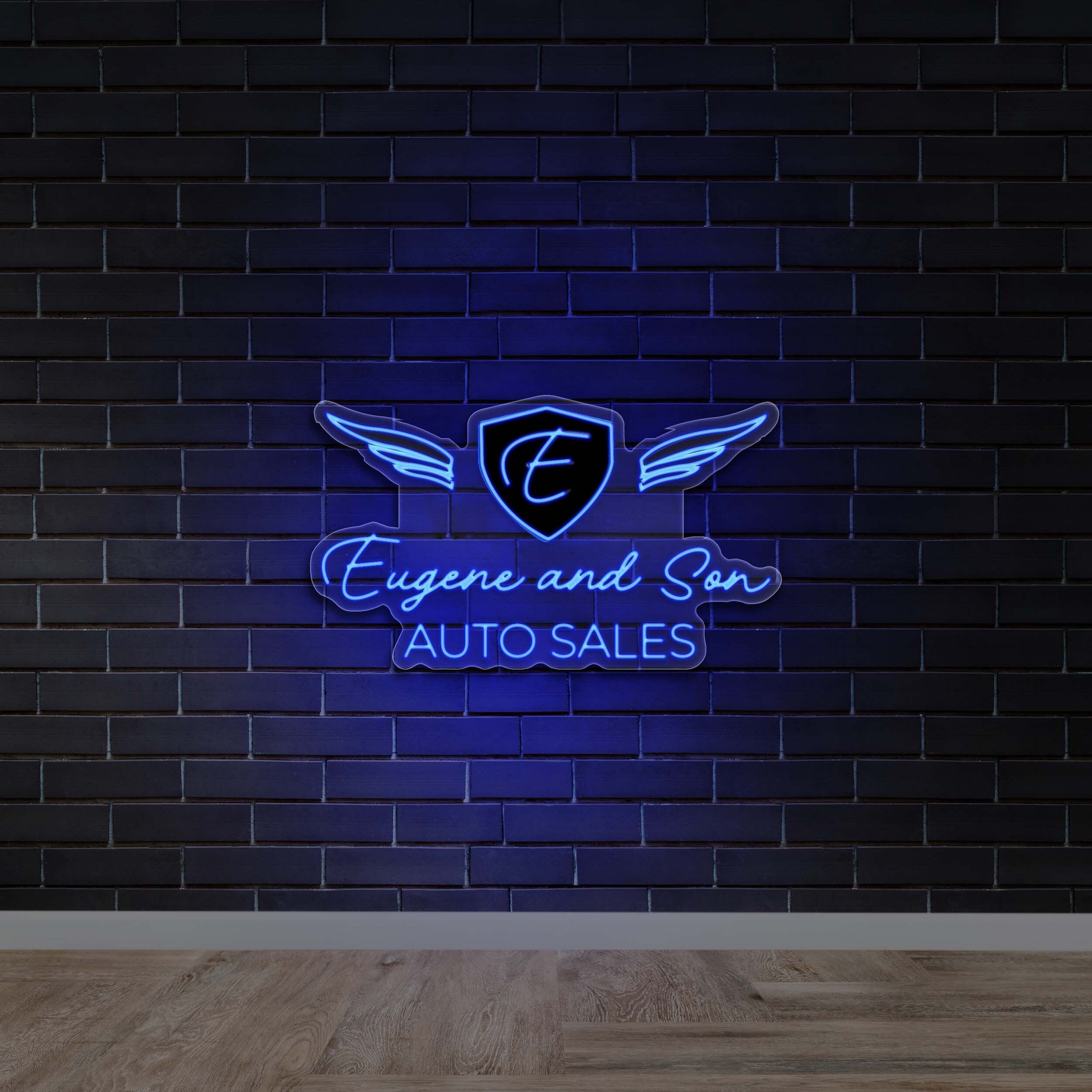 EUGENE AND SON AUTO SALES | 2nd Version - Premium Neon Artwork