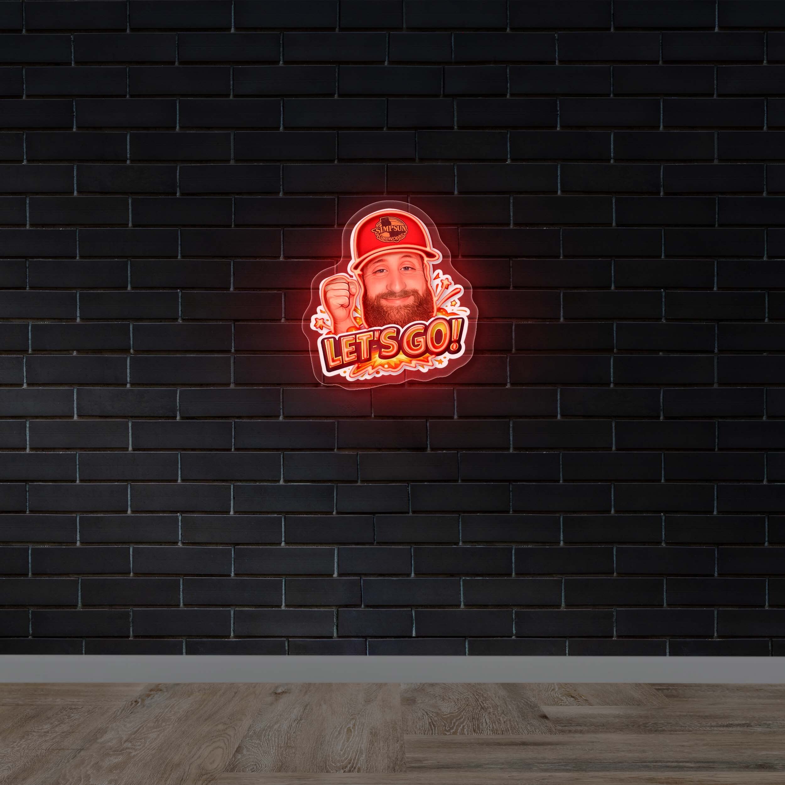 LET'S GO - Premium Neon Artwork