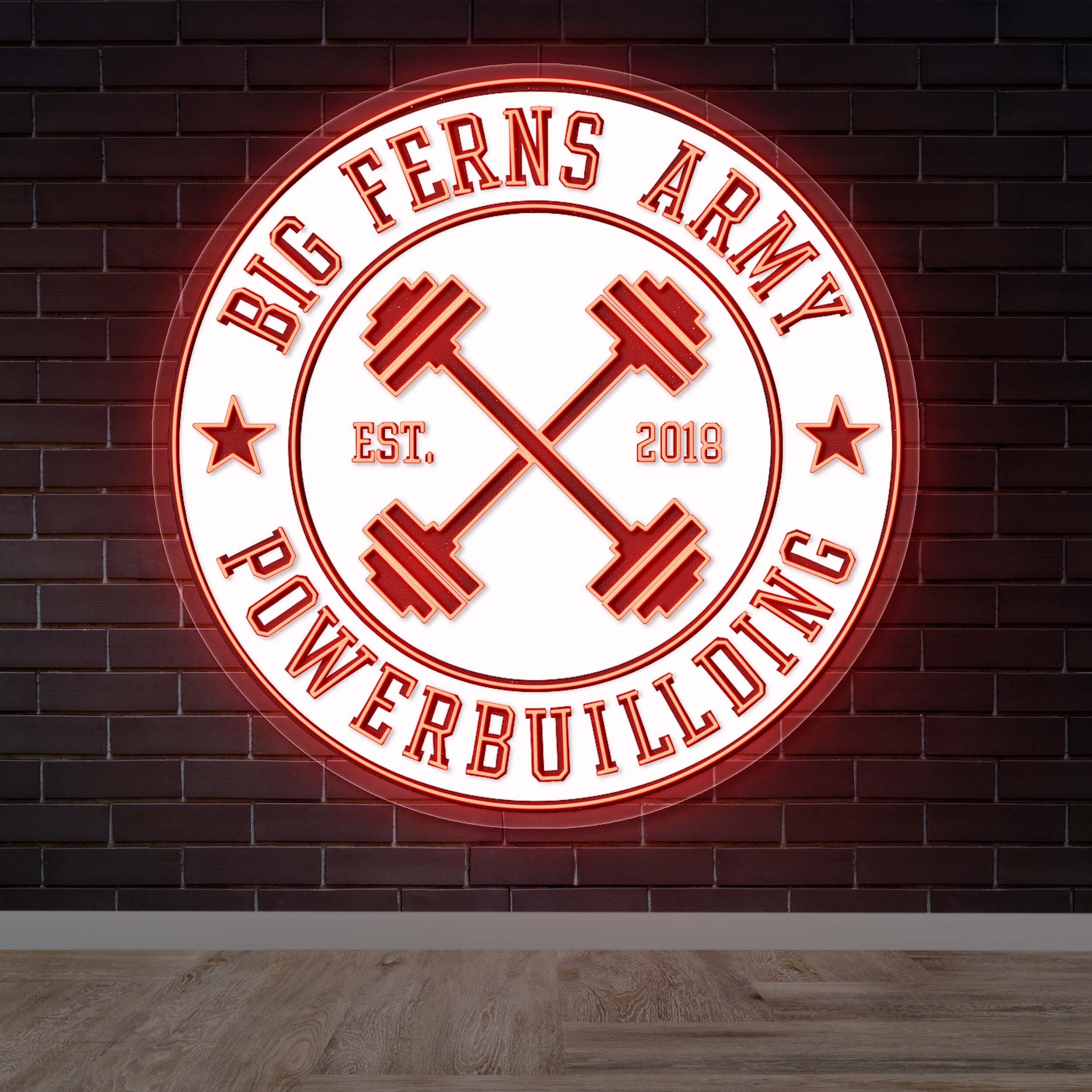 Big Ferns Army - Premium Neon Artwork