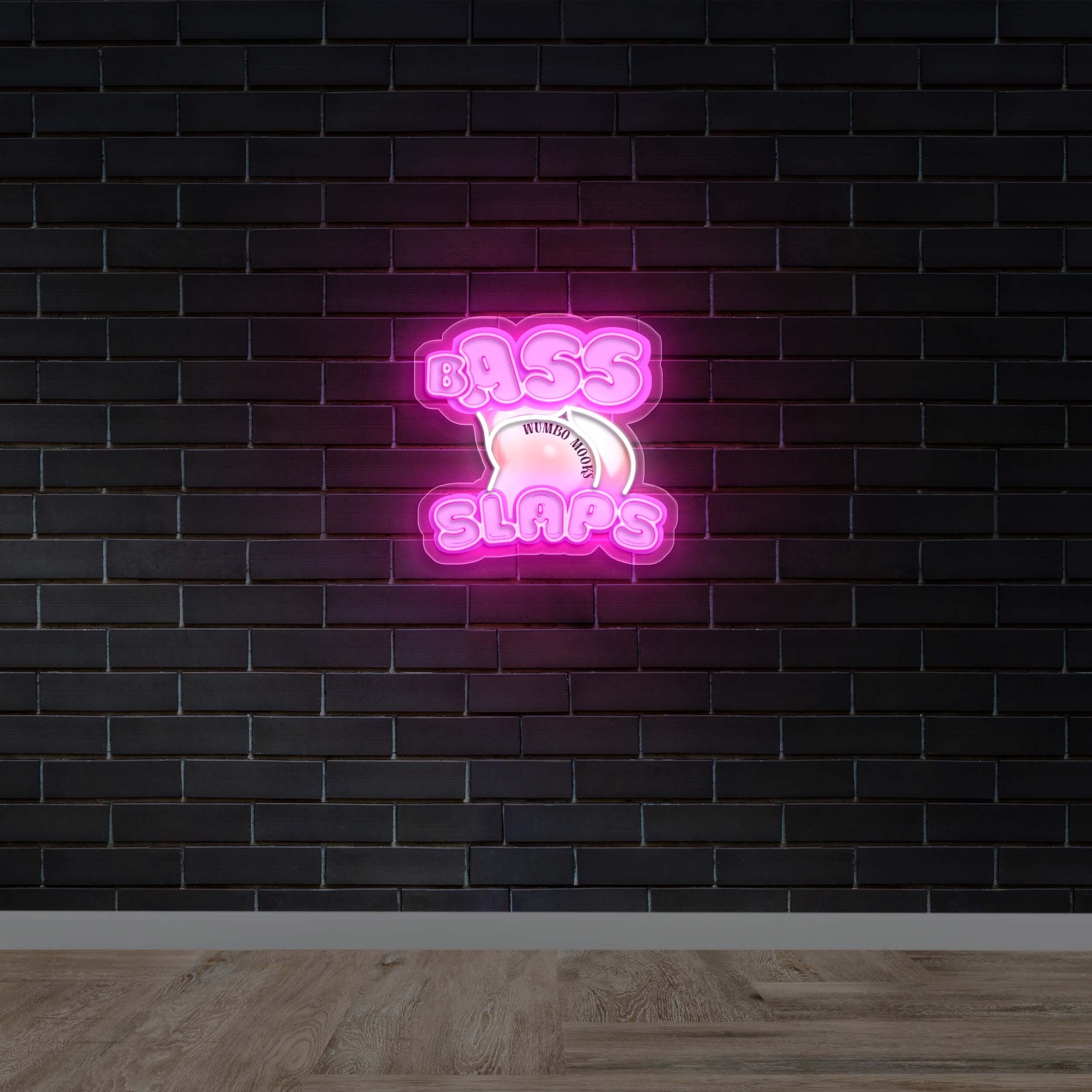 BASS SLAPS - Premium Neon Artwork