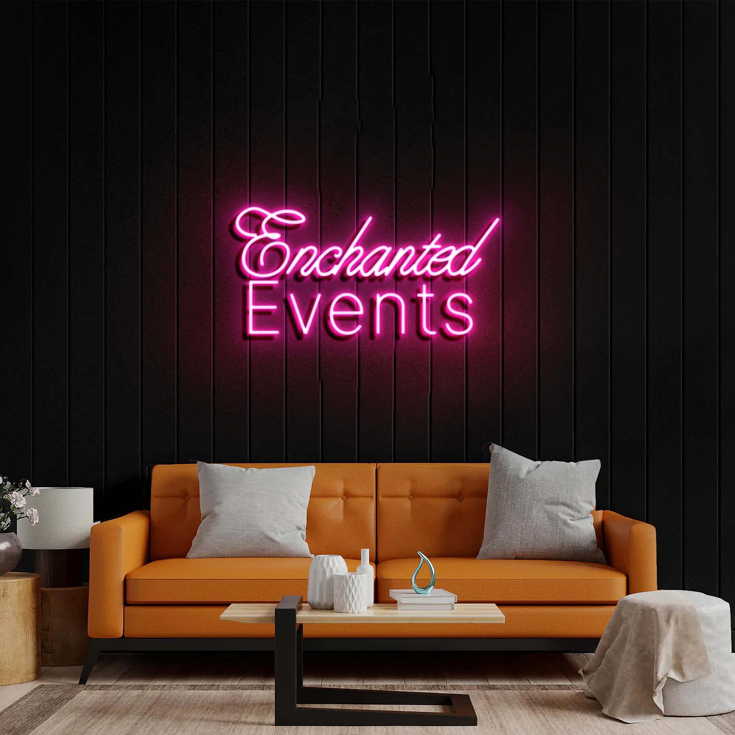 Enchanted Events - Premium Neon Artwork