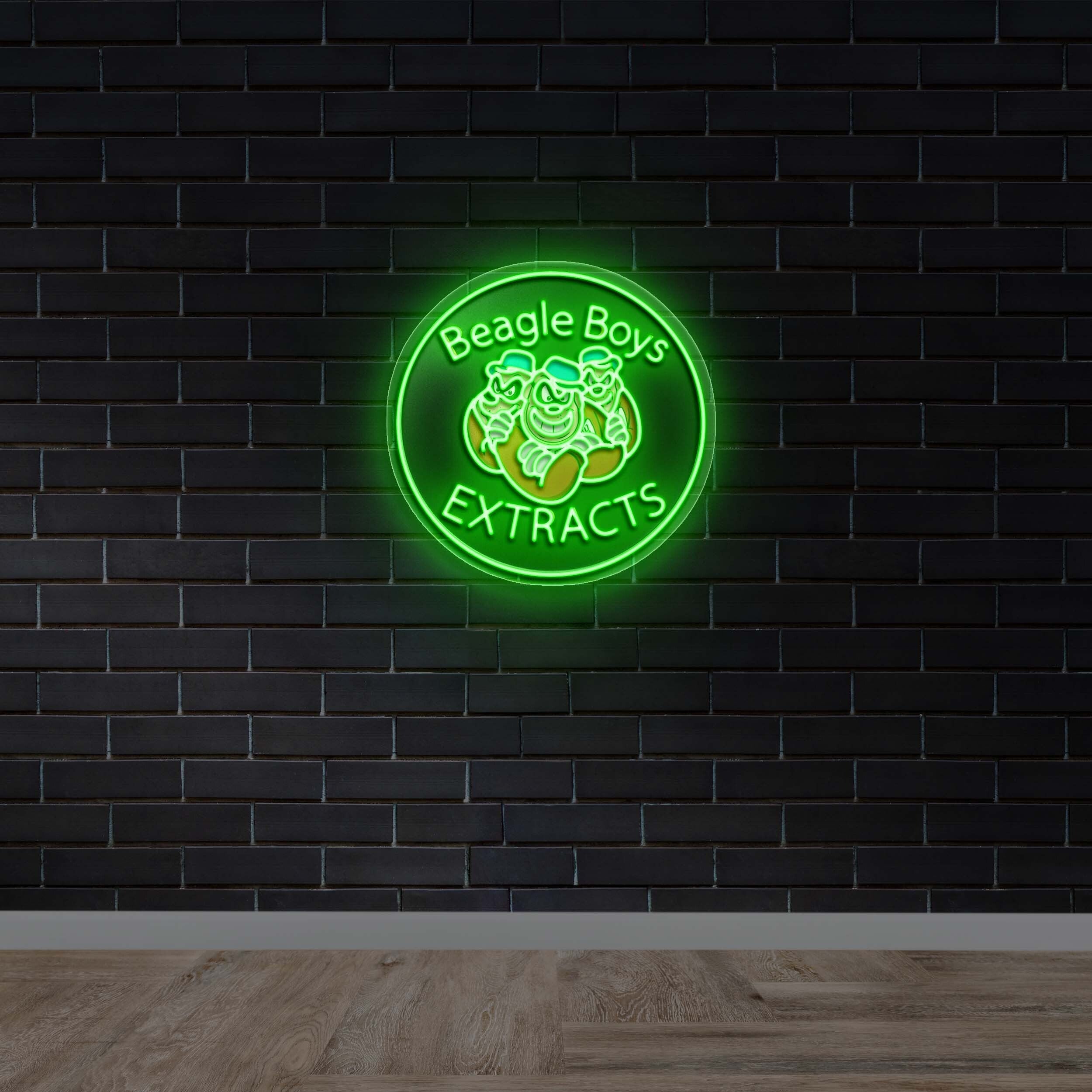 Beagle Boys - Premium Neon Artwork