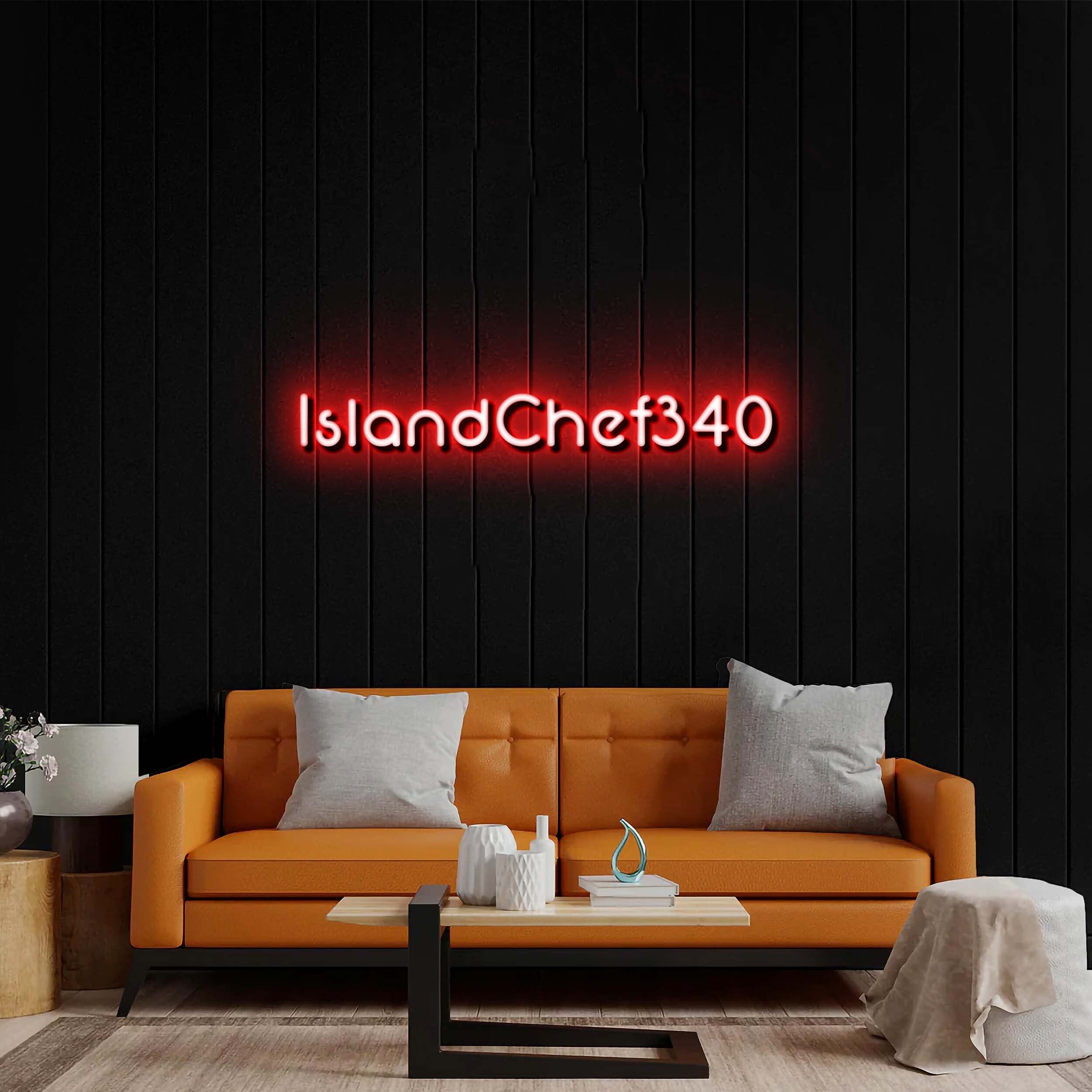 Island Chef340 - Premium Neon Artwork