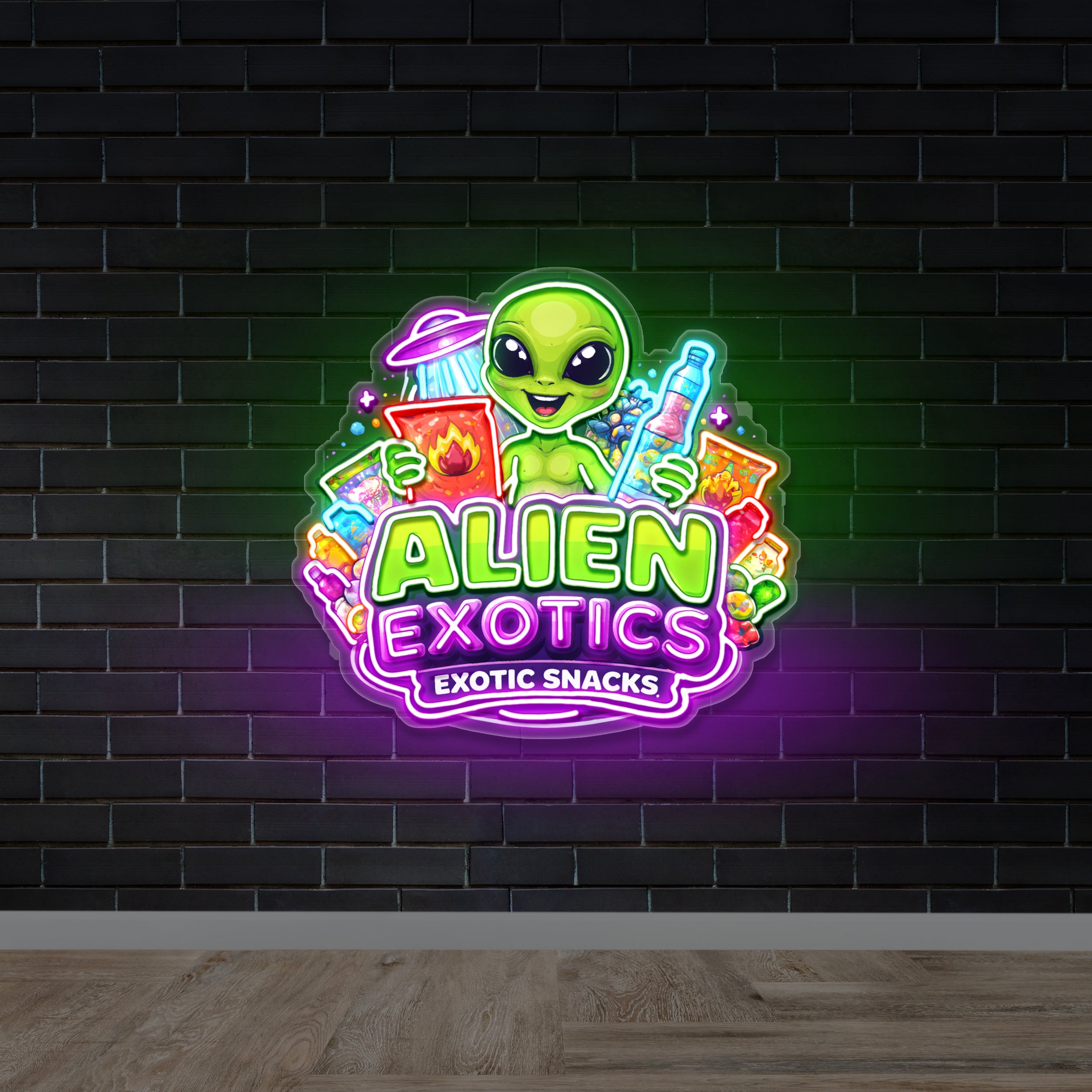 Alien Exotics - Premium Neon Artwork