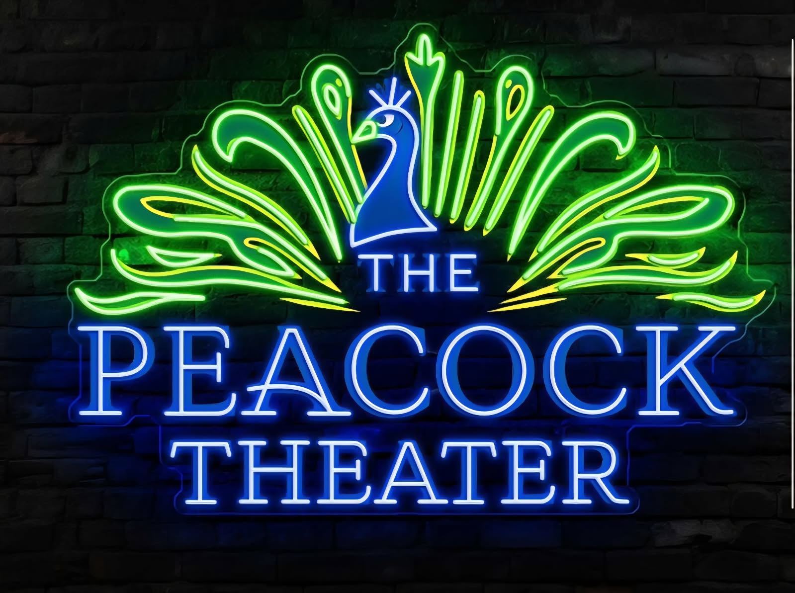 The Peacock Theater - Premium Neon Artwork