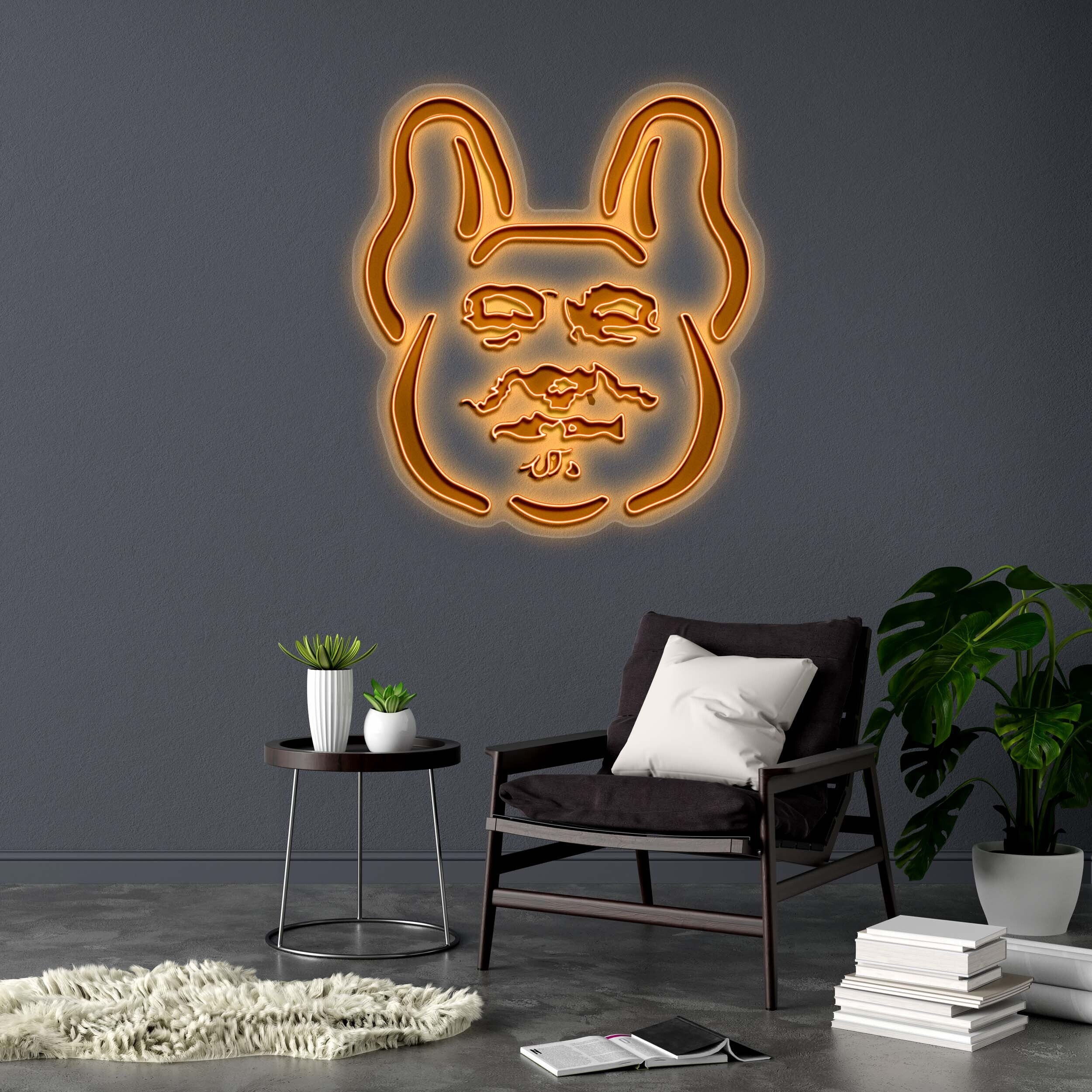 Allen Plains logo only - Premium Neon Artwork