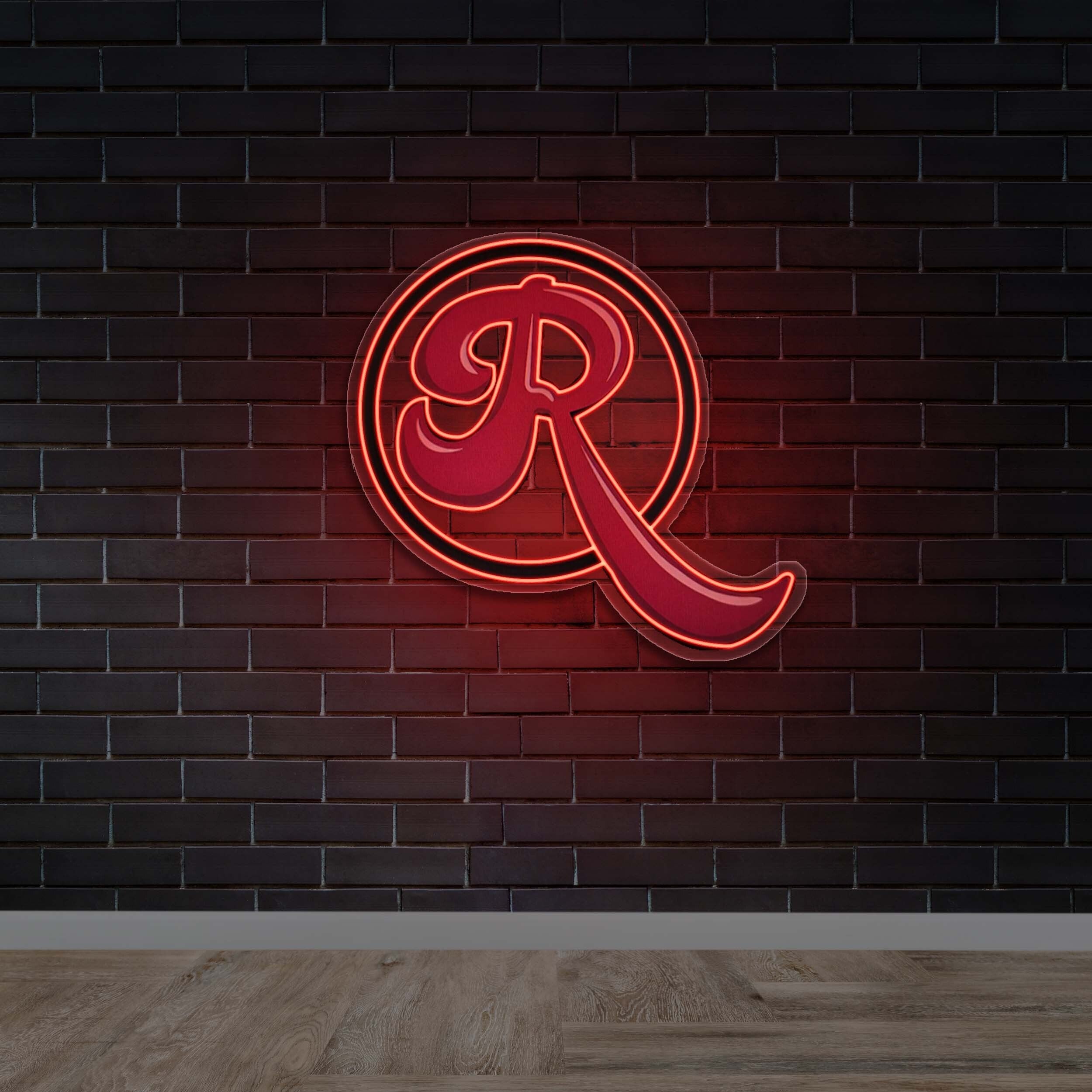 R - Premium Neon Artwork