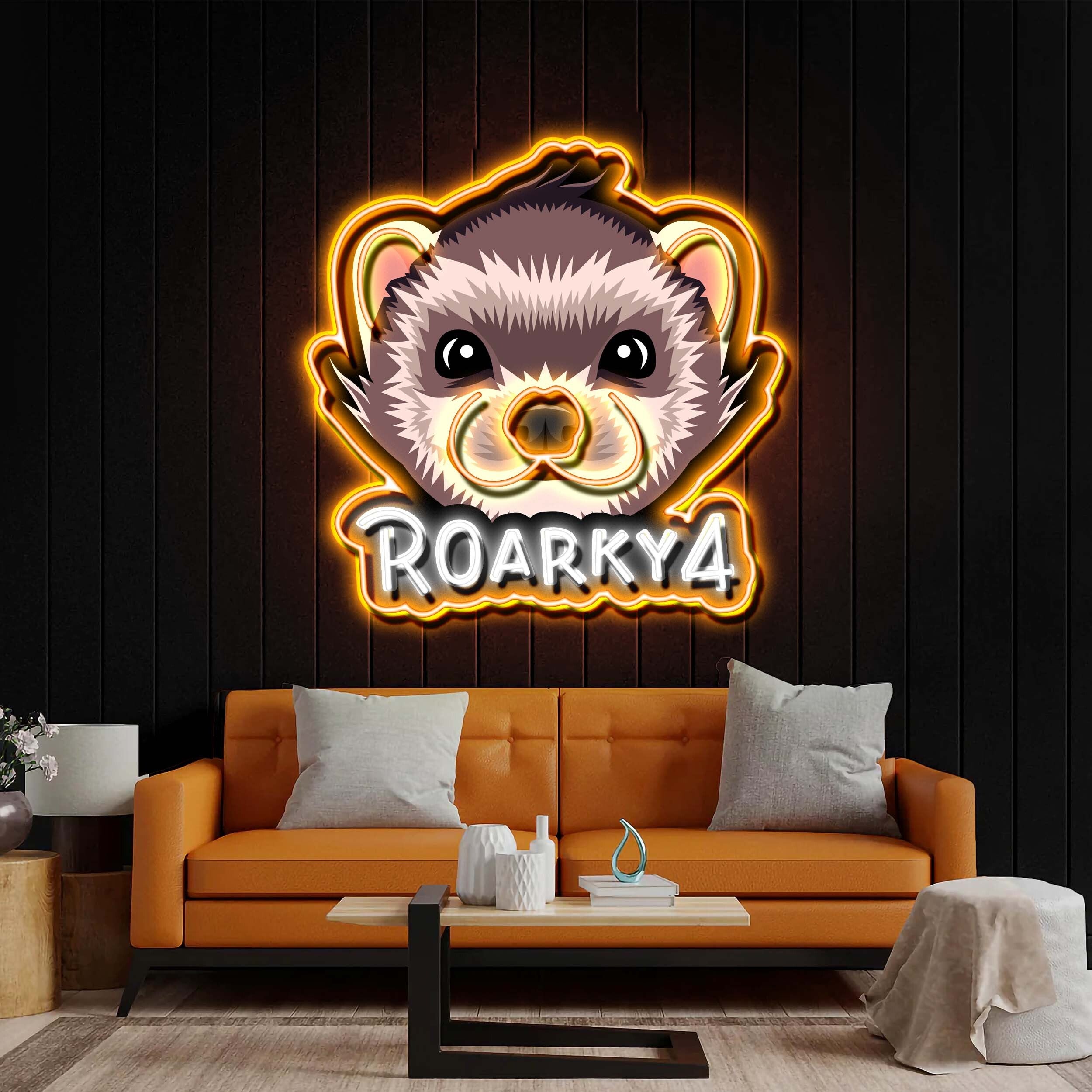 ROARKY4 - Premium Neon Artwork