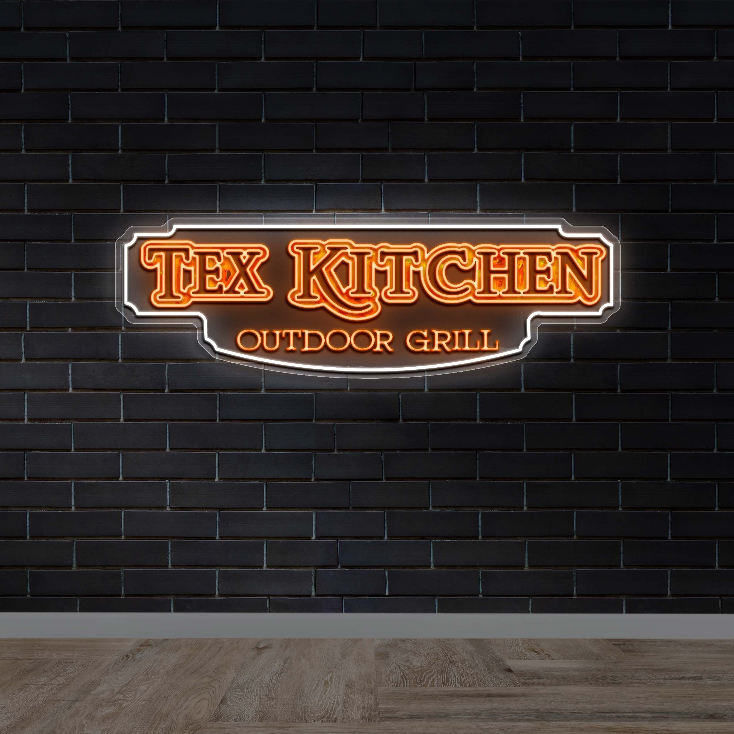 Tex Kitchen - Premium Neon Artwork