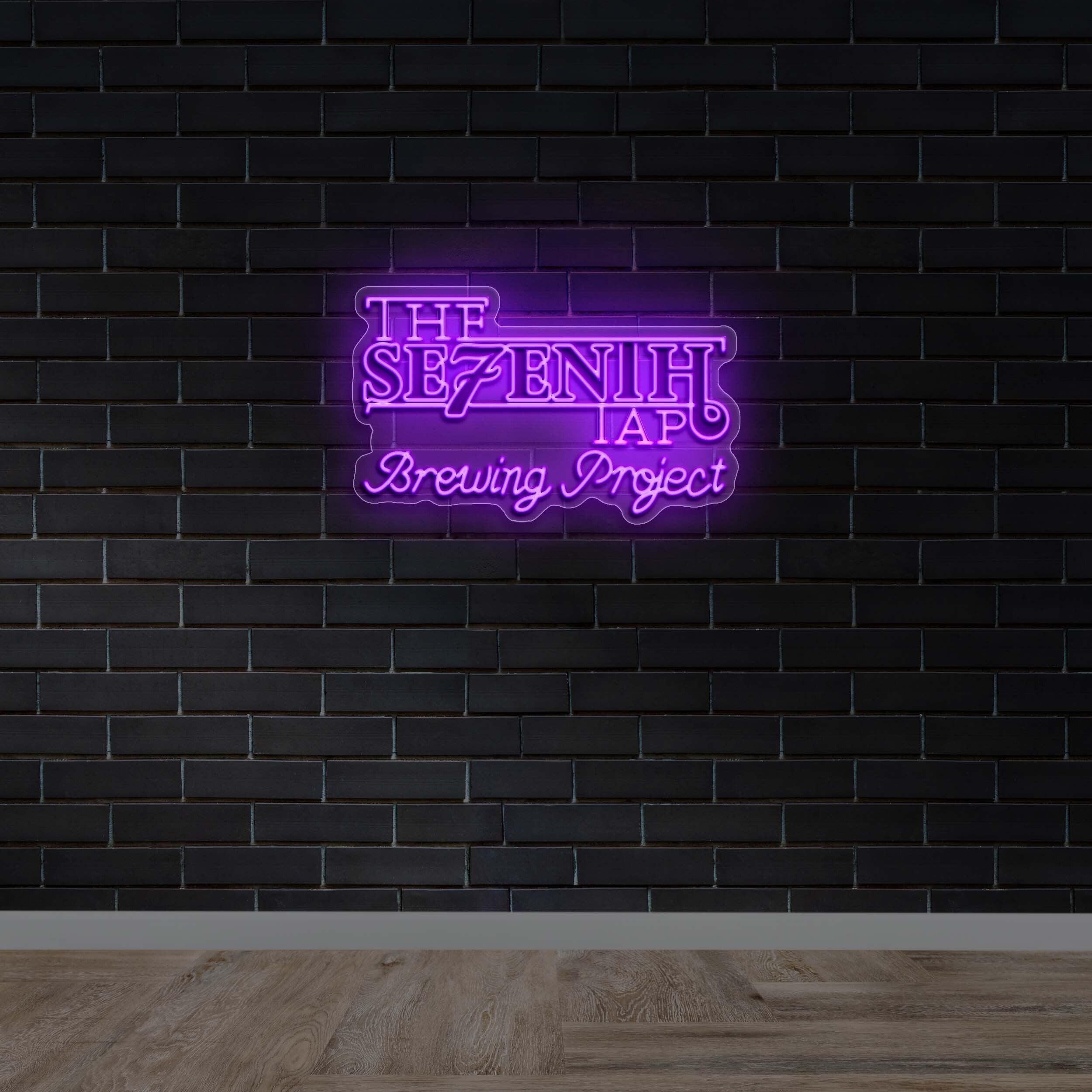 The Seventh Tap Brewing Project - Premium Neon Artwork