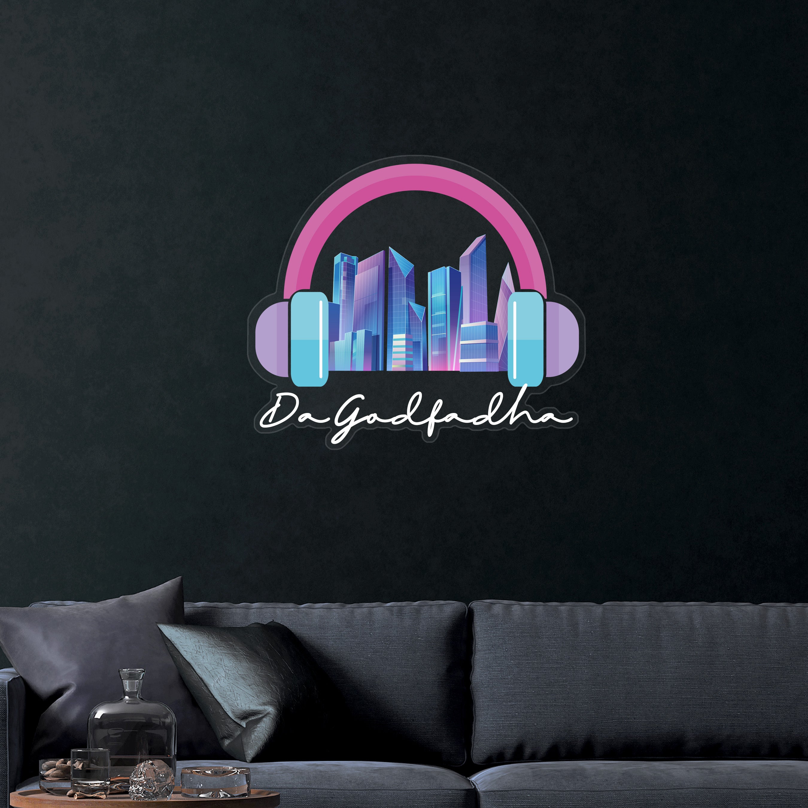 DAGODFADHA – Premium Neon Artwork
