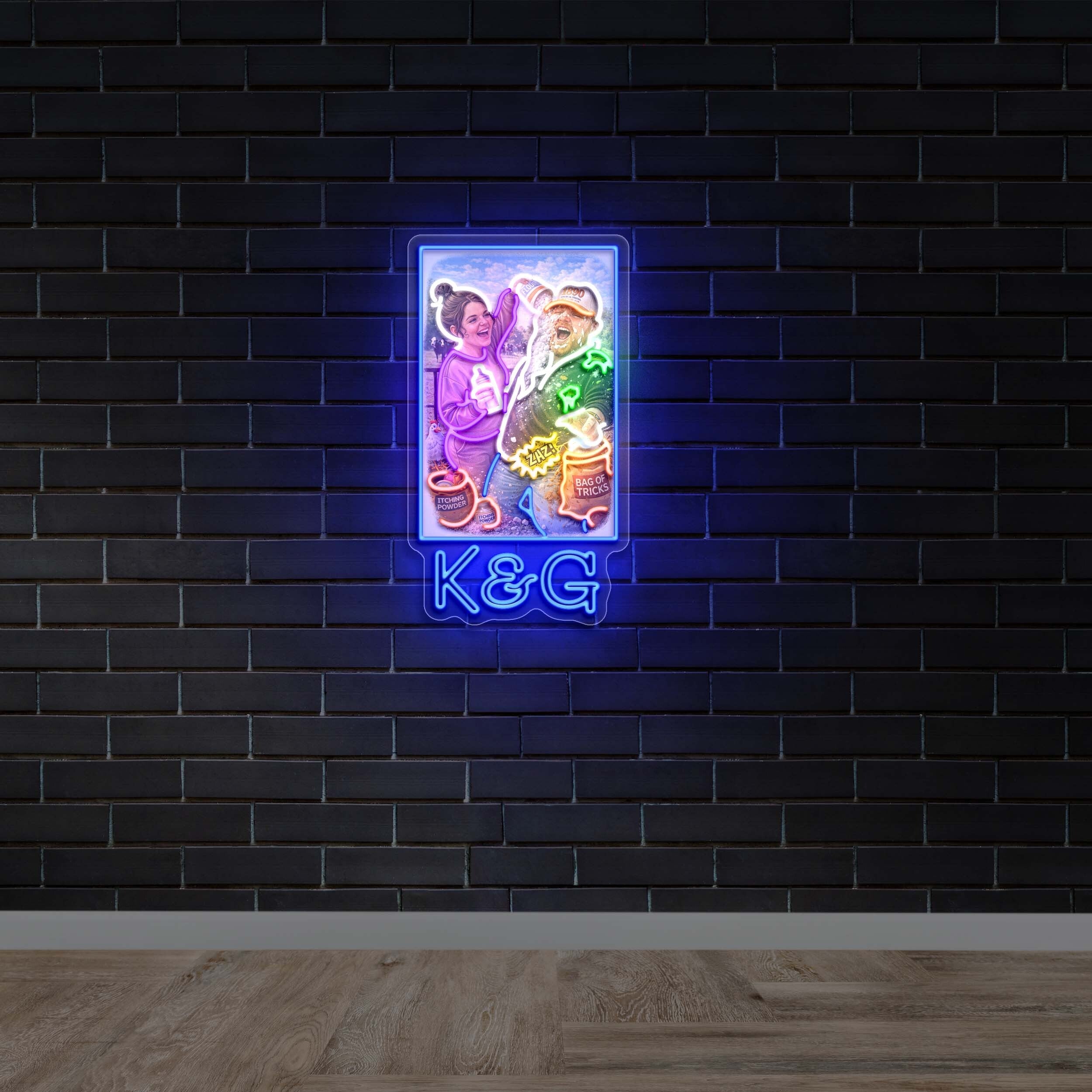 K & G - Premium Neon Artwork