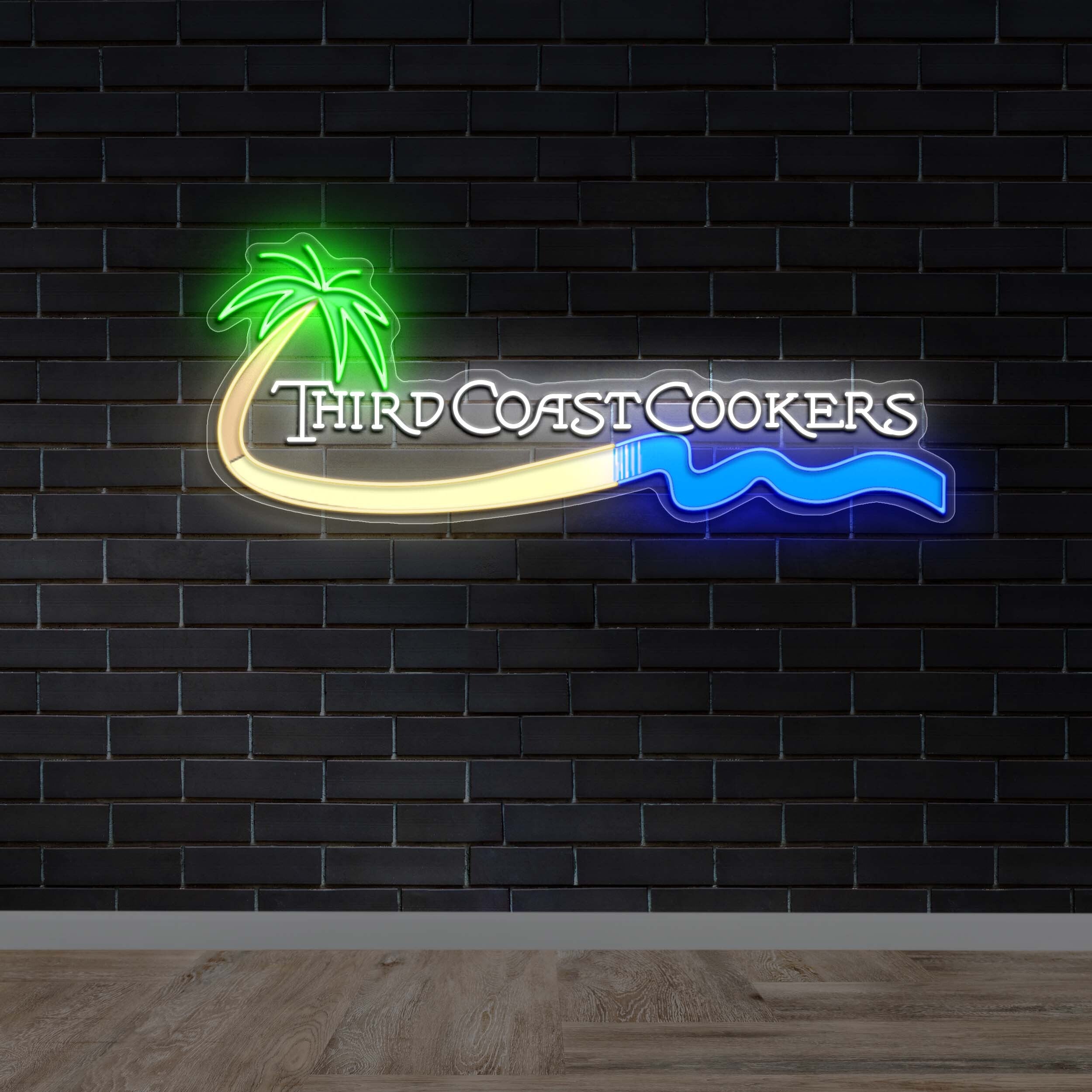 Third Coast Cookers - Premium Neon Artwork