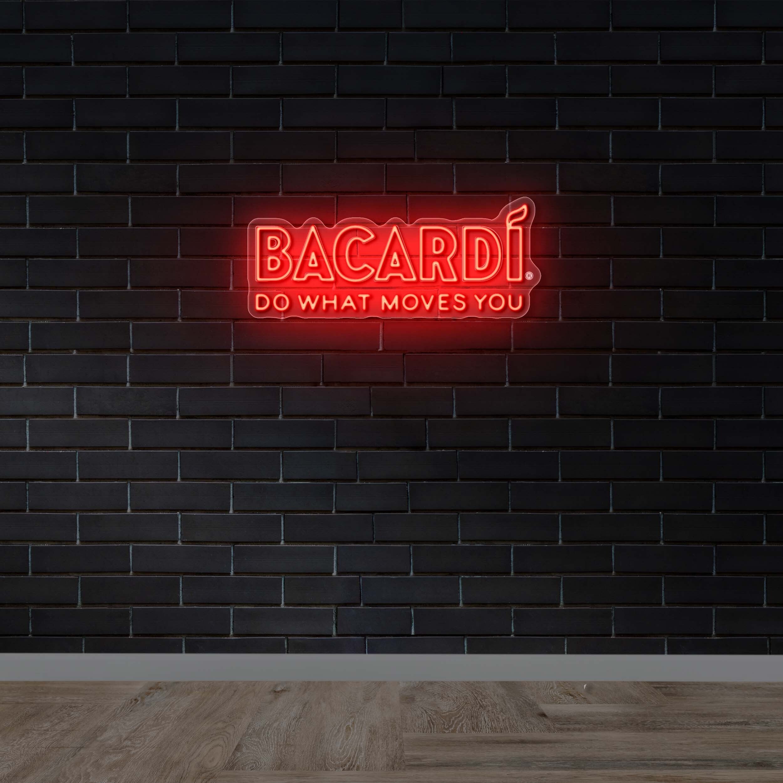BACARDI (Text Only) - Premium Neon Artwork